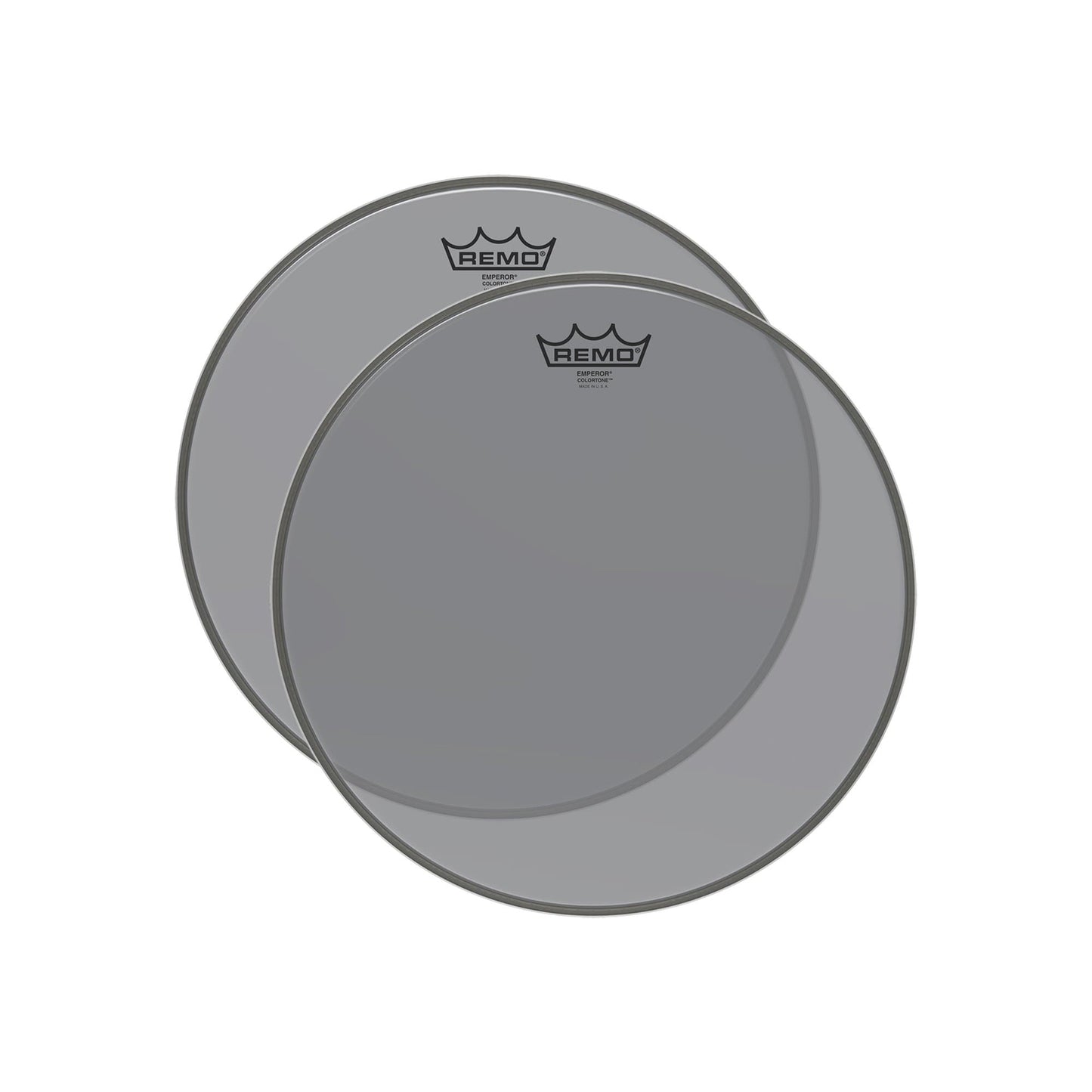 Remo 14" Emperor Colortone Smoke Drumhead (2 Pack Bundle) Drums and Percussion / Parts and Accessories / Heads