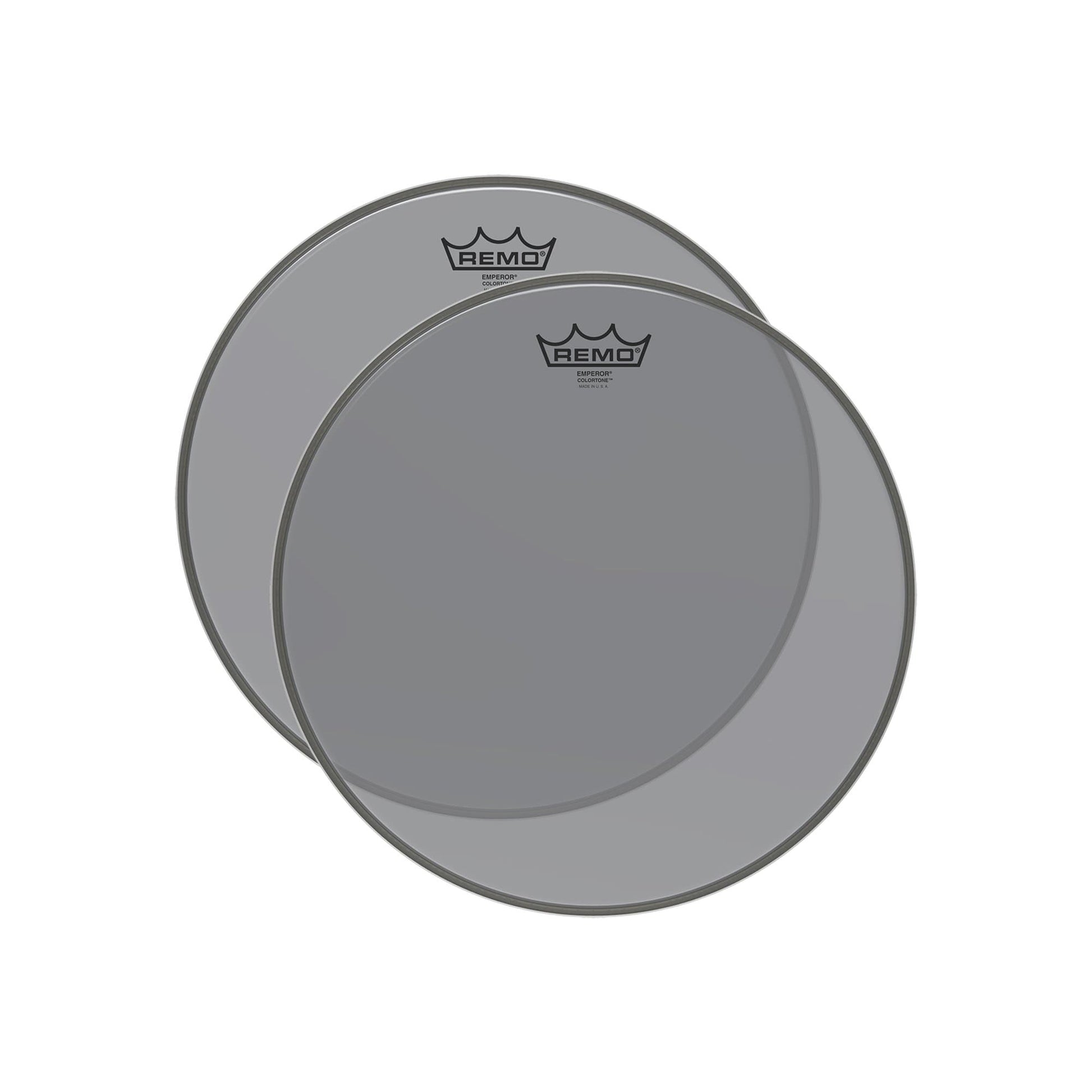 Remo 14" Emperor Colortone Smoke Drumhead (2 Pack Bundle) Drums and Percussion / Parts and Accessories / Heads