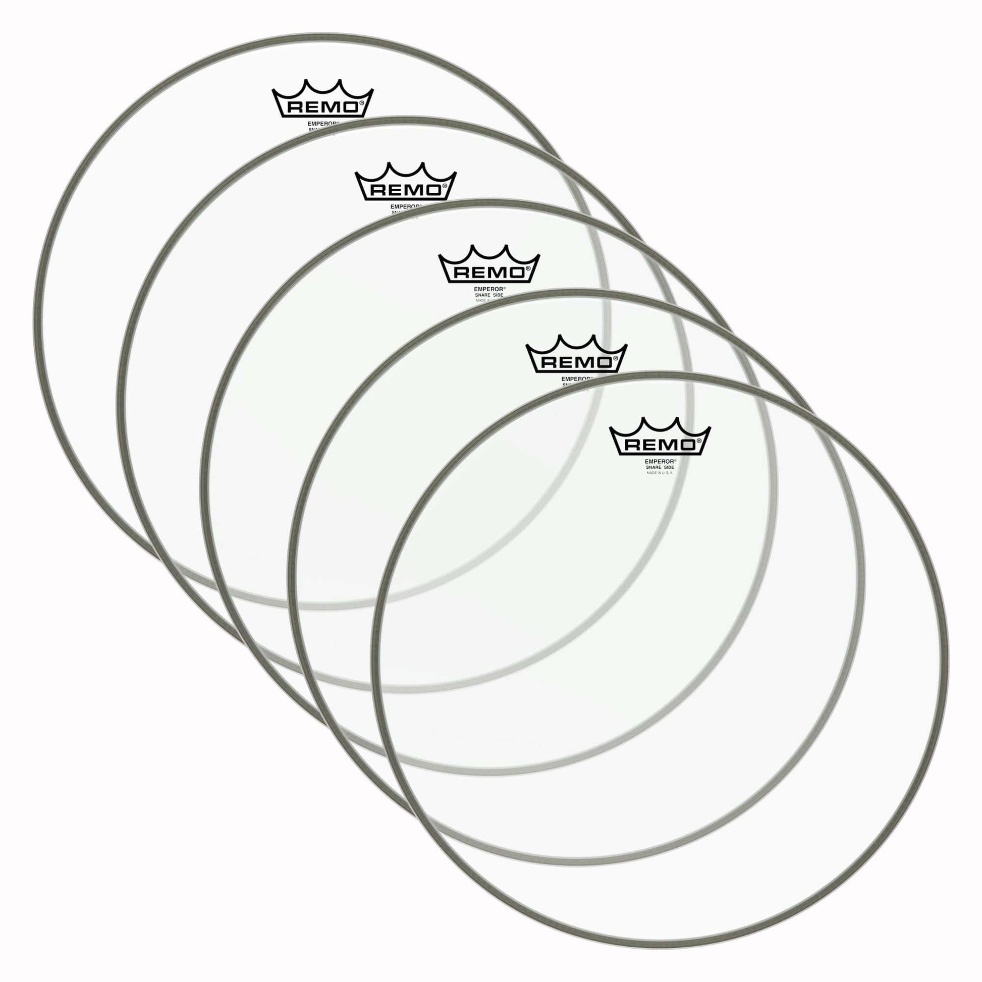 Remo 14" Emperor Hazy Snare Side Drumhead (5 Pack Bundle) Drums and Percussion / Parts and Accessories / Heads
