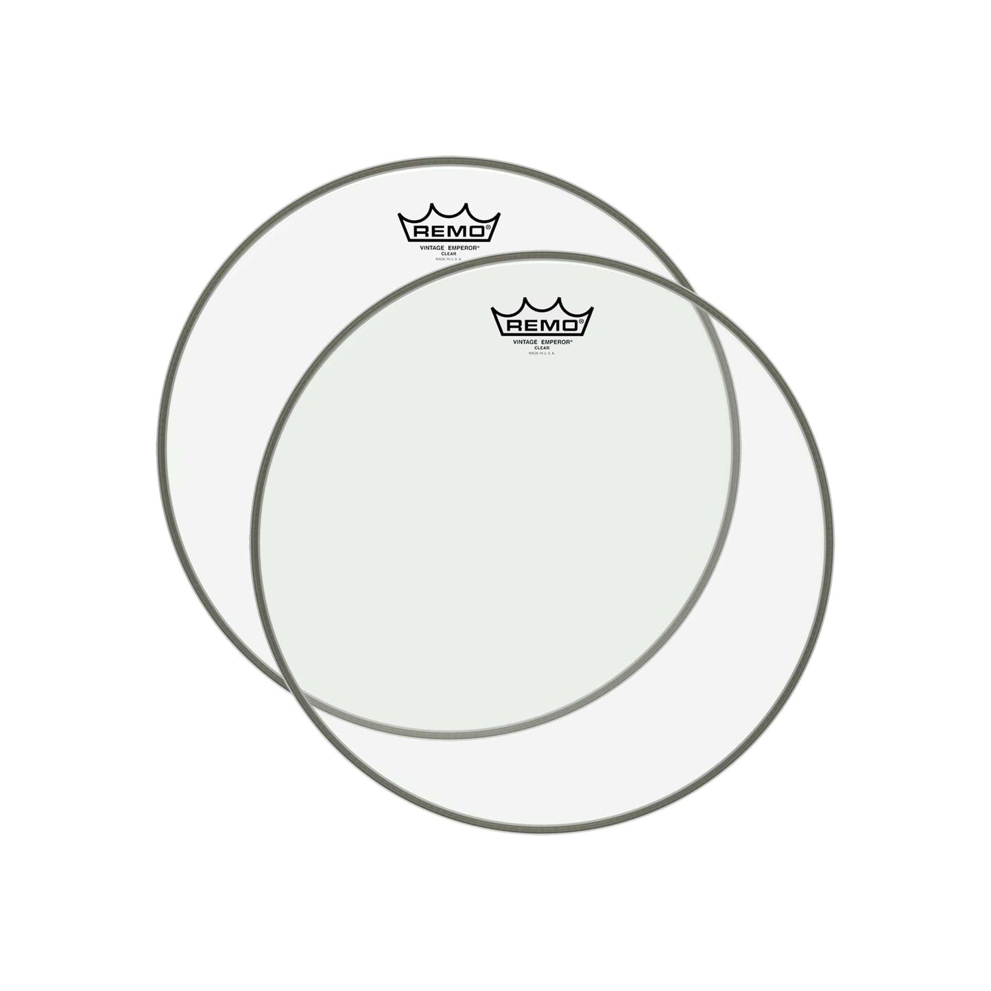 Remo 14" Emperor Vintage Clear Drumhead (2 Pack Bundle) Drums and Percussion / Parts and Accessories / Heads
