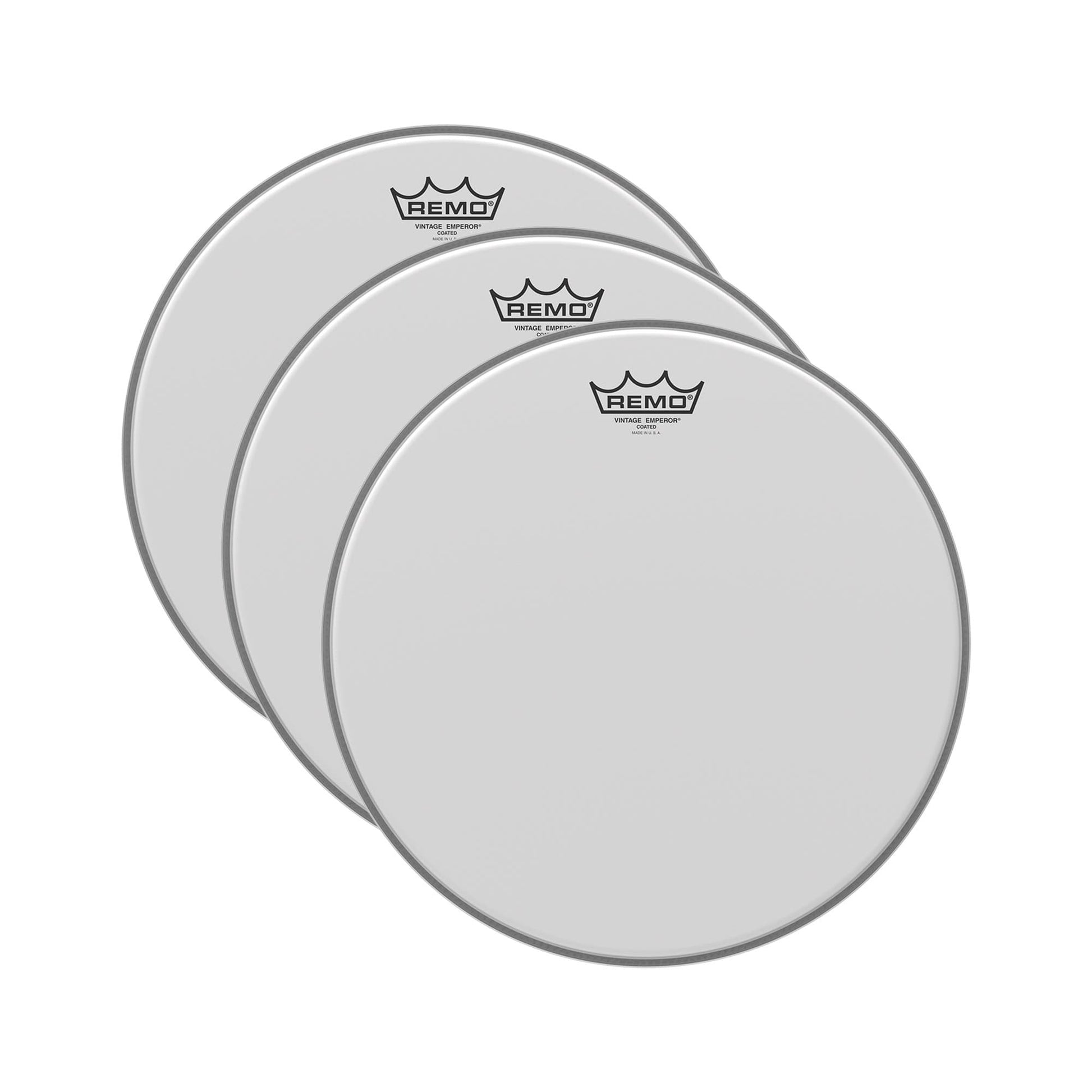 Remo 14" Emperor Vintage Coated Drumhead (3 Pack Bundle) Drums and Percussion / Parts and Accessories / Heads