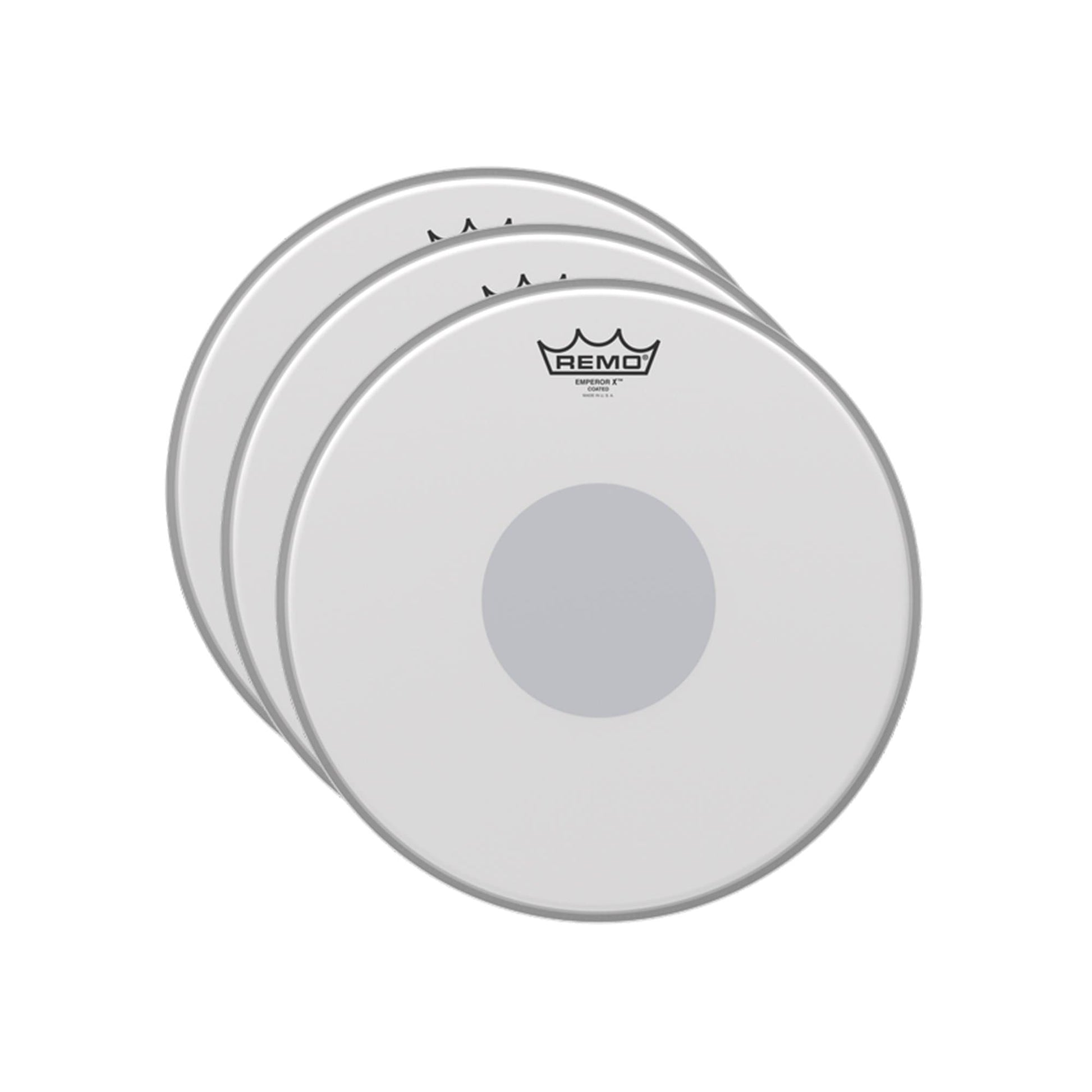 Remo 14" Emperor X Coated Drumhead (3 Pack Bundle) Drums and Percussion / Parts and Accessories / Heads