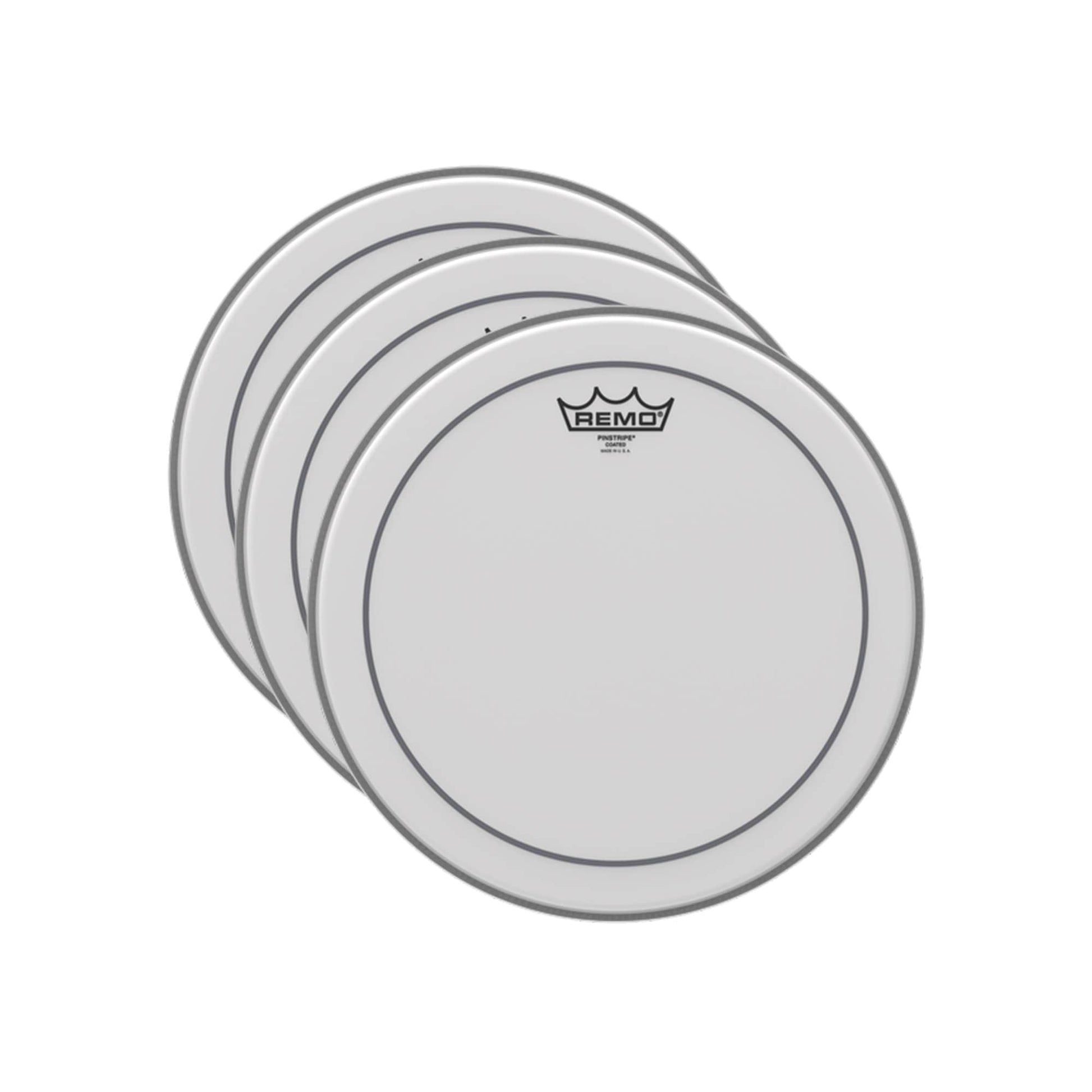 Remo 14" Pinstripe Coated Drumhead (3 Pack Bundle) Drums and Percussion / Parts and Accessories / Heads