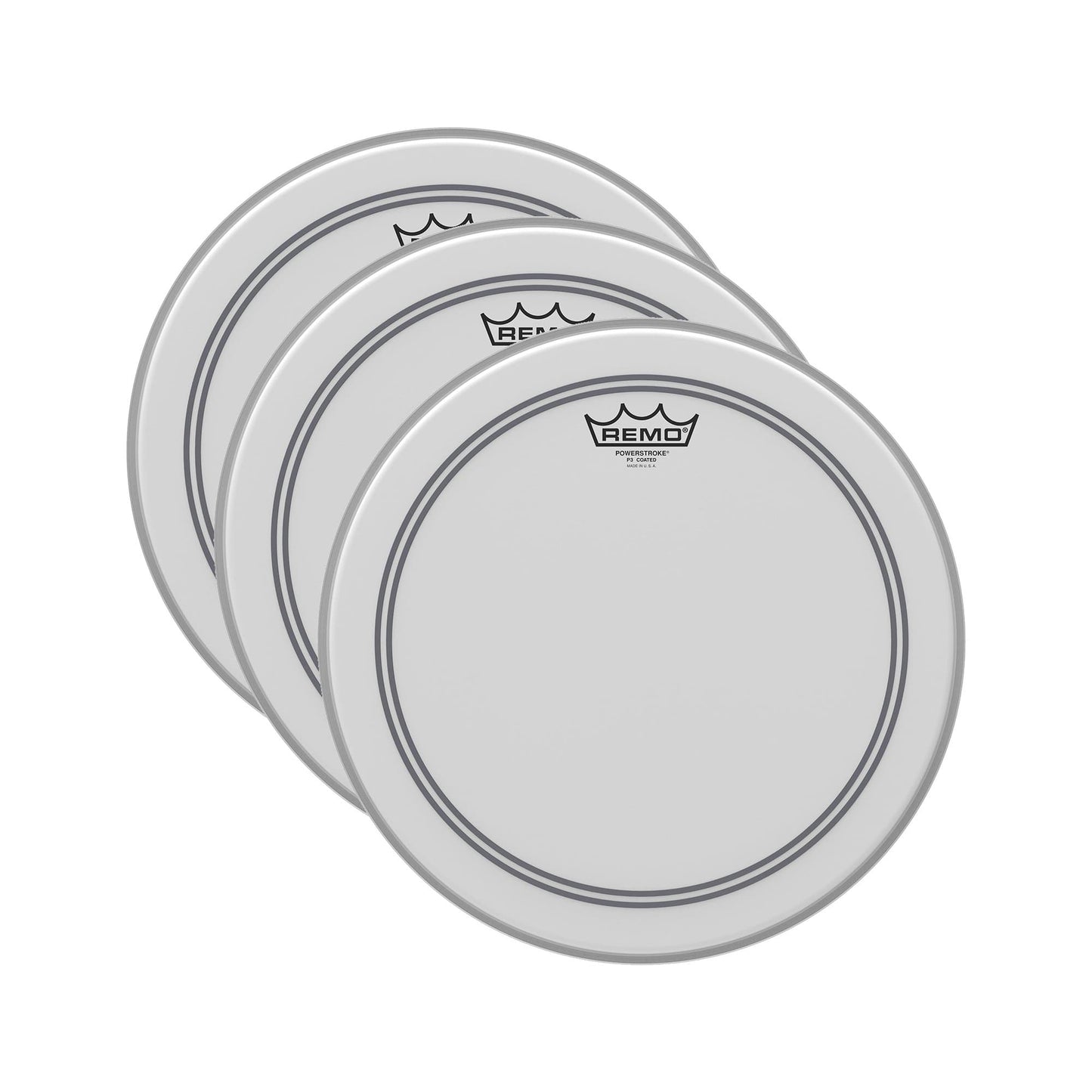 Remo 14" Powerstroke 3 Coated Drumhead (3 Pack Bundle) Drums and Percussion / Parts and Accessories / Heads