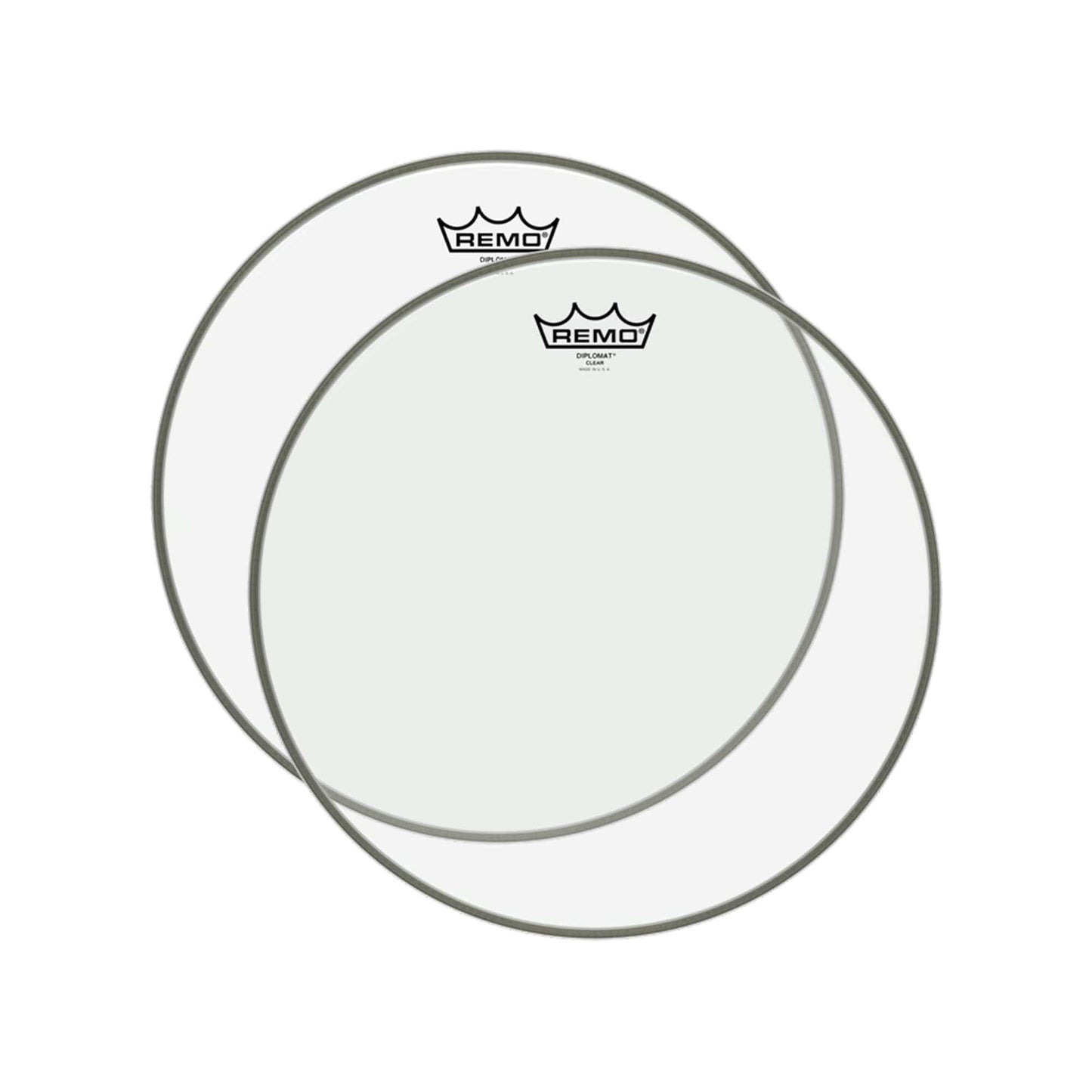 Remo 15" Diplomat Clear Drumhead (2 Pack Bundle) Drums and Percussion / Parts and Accessories / Heads