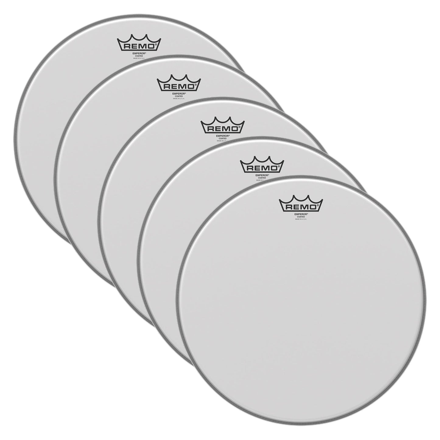 Remo 15" Emperor Coated Drumhead (5 Pack Bundle) Drums and Percussion / Parts and Accessories / Heads