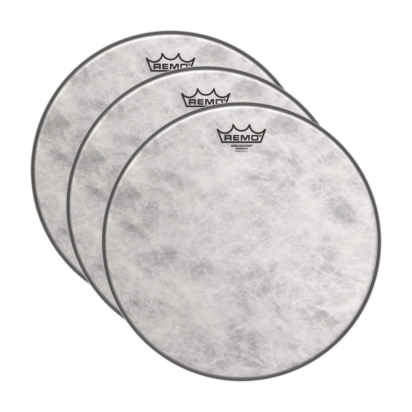 Remo 16" Ambassador Fiberskyn Bass Drumhead (3 Pack Bundle) Drums and Percussion / Parts and Accessories / Heads