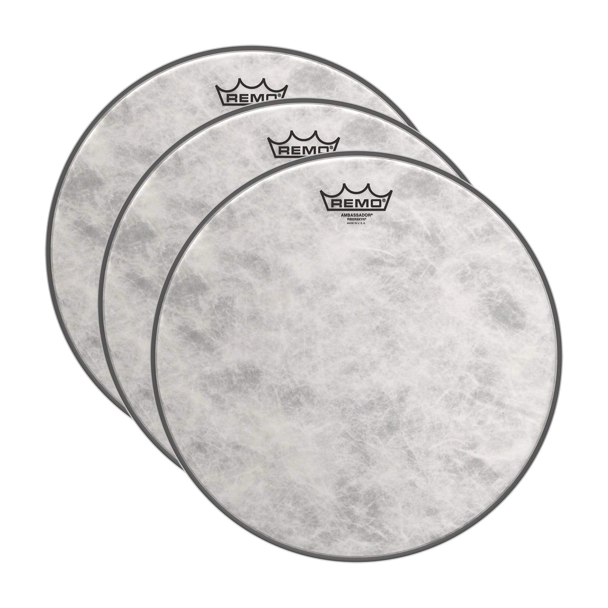 Remo 16" Ambassador Fiberskyn Bass Drumhead (3 Pack Bundle) Drums and Percussion / Parts and Accessories / Heads