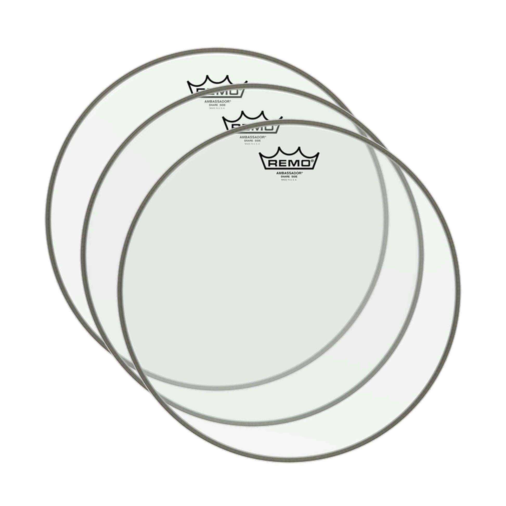 Remo 16" Ambassador Hazy Snare Side Drumhead (3 Pack Bundle) Drums and Percussion / Parts and Accessories / Heads