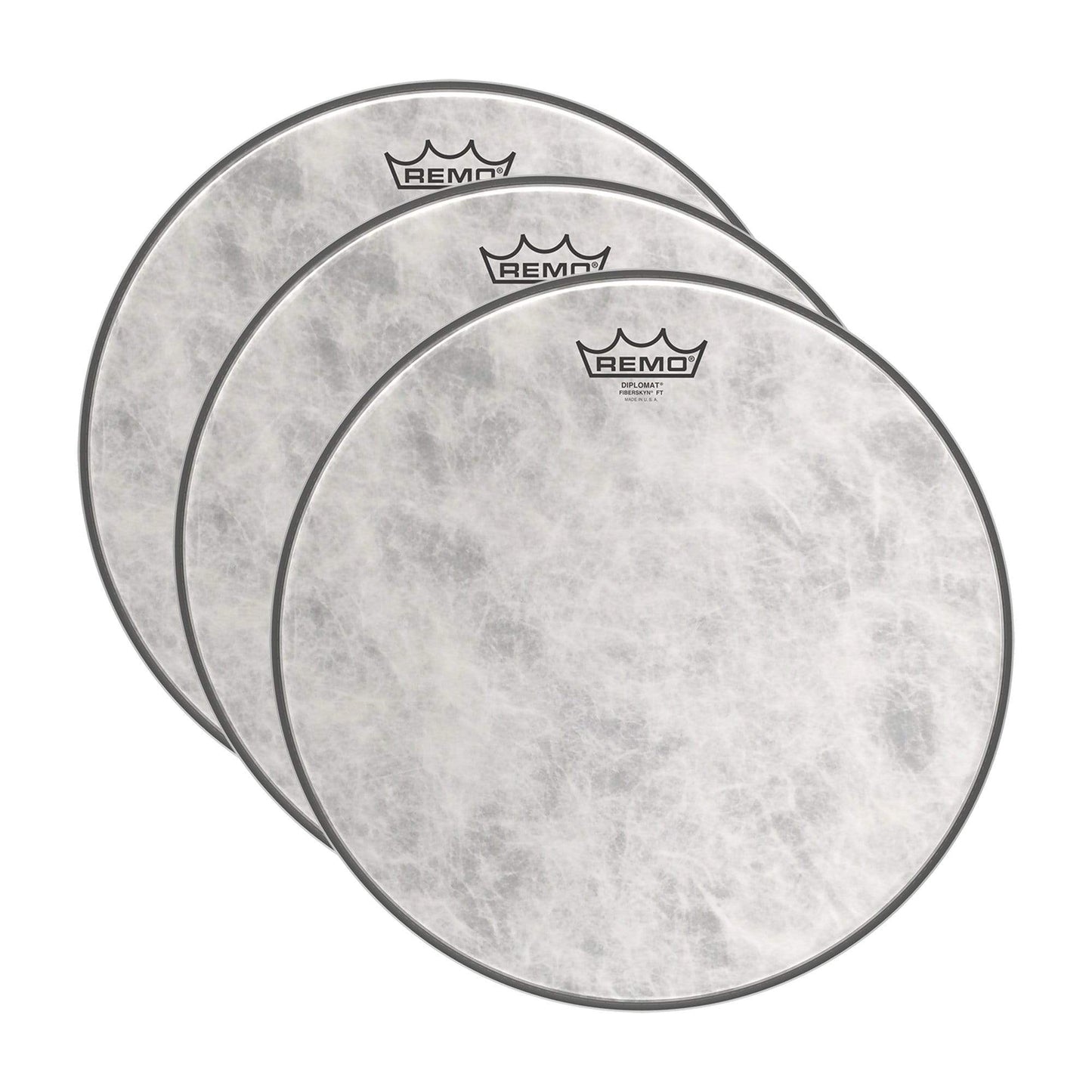 Remo 16" Diplomat Fiberskyn Classic Drumhead (3 Pack Bundle) Drums and Percussion / Parts and Accessories / Heads