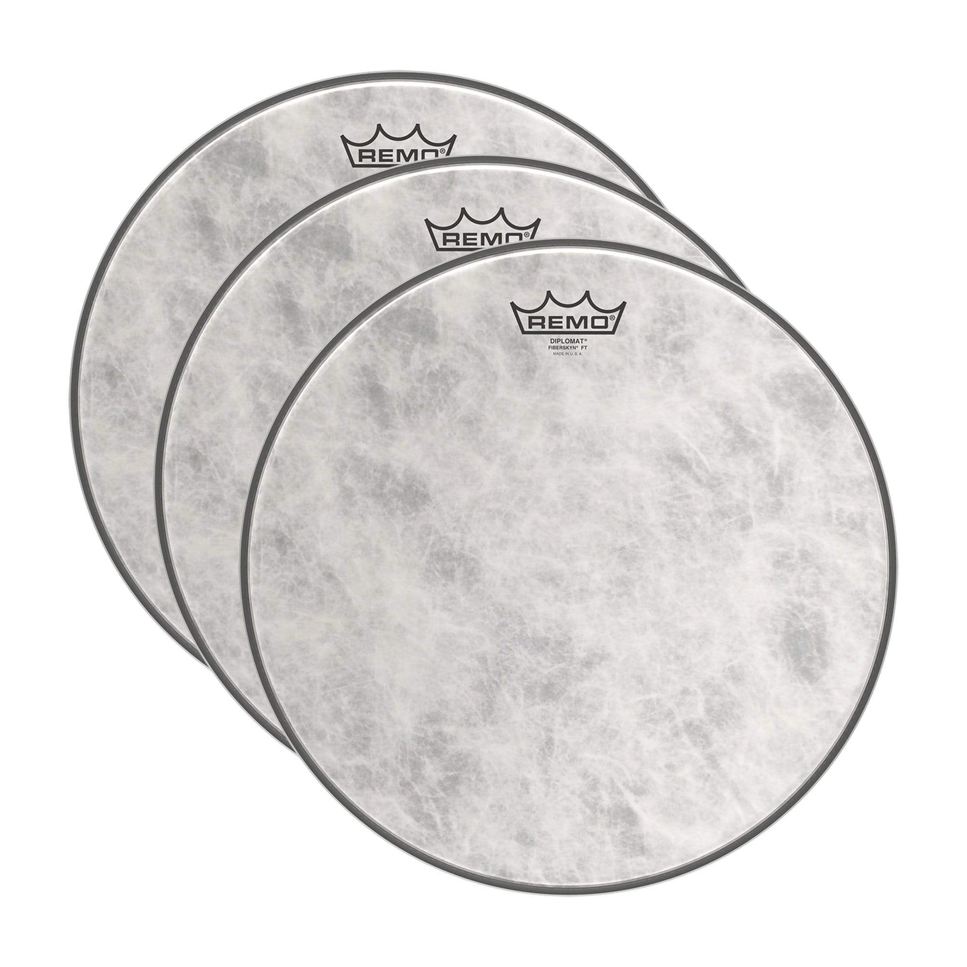 Remo 16" Diplomat Fiberskyn Classic Drumhead (3 Pack Bundle) Drums and Percussion / Parts and Accessories / Heads