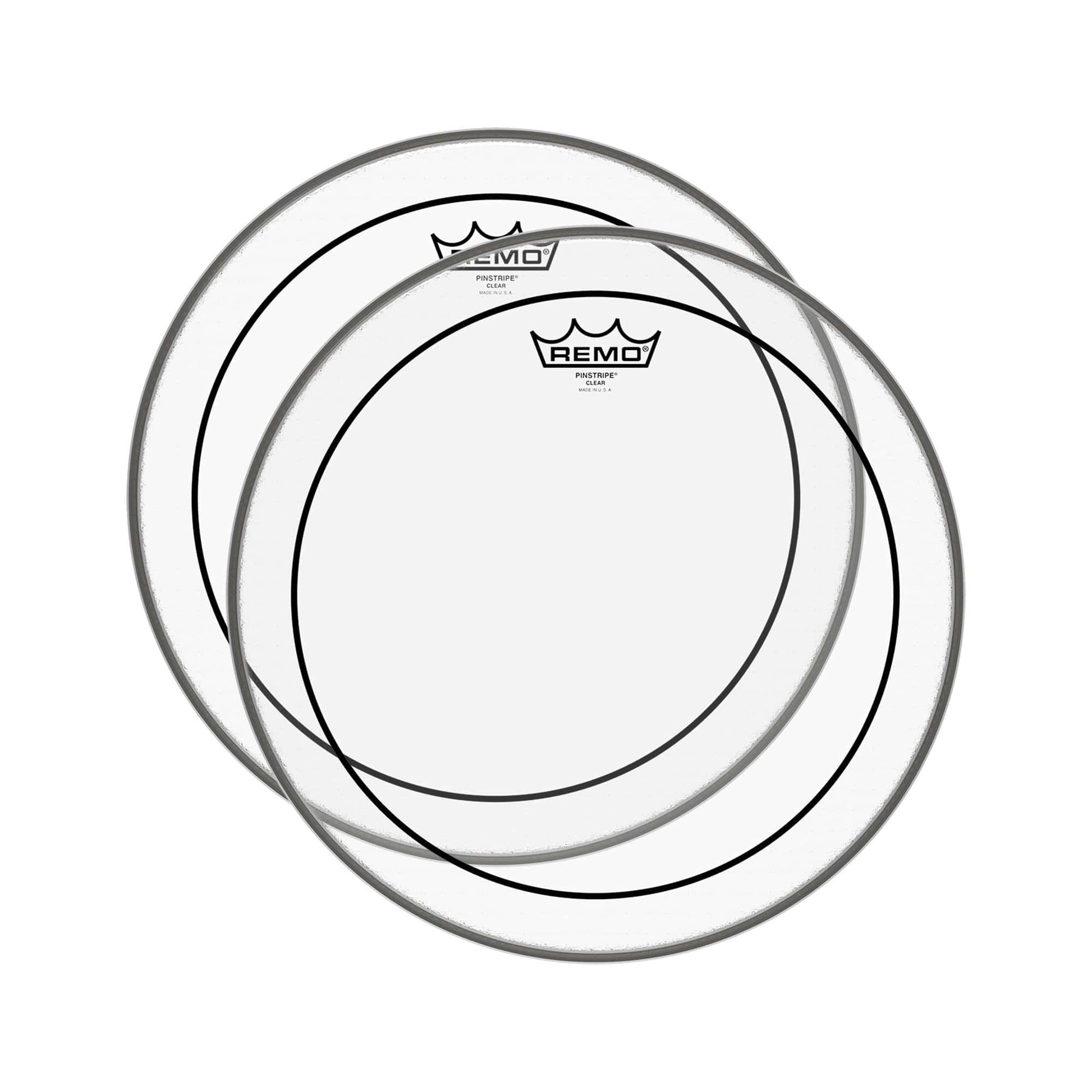 Remo 16" Pinstripe Clear Drumhead (2 Pack Bundle) Drums and Percussion / Parts and Accessories / Heads