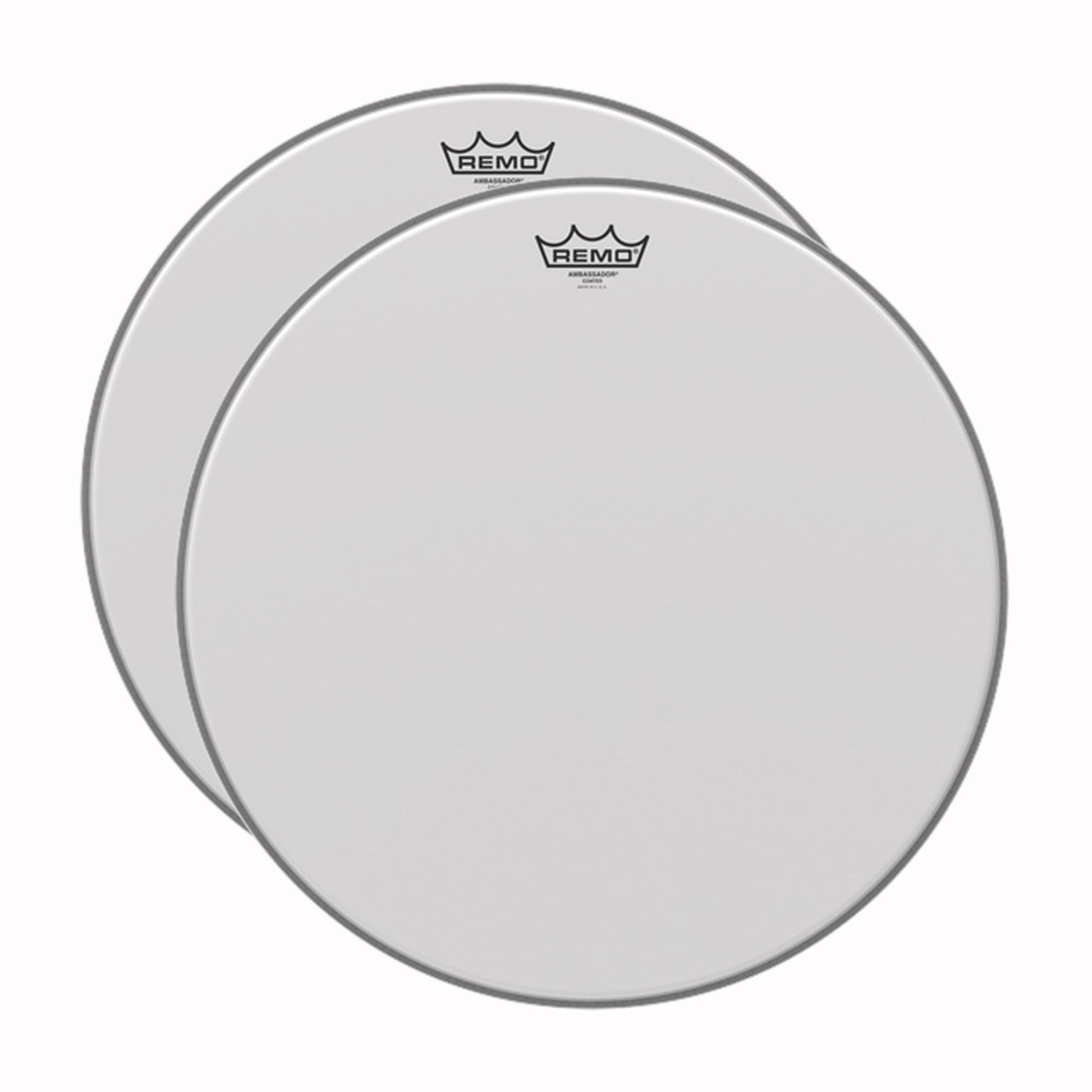 Remo 18" Ambassador Coated Drumhead (2 Pack Bundle) Drums and Percussion / Parts and Accessories / Heads