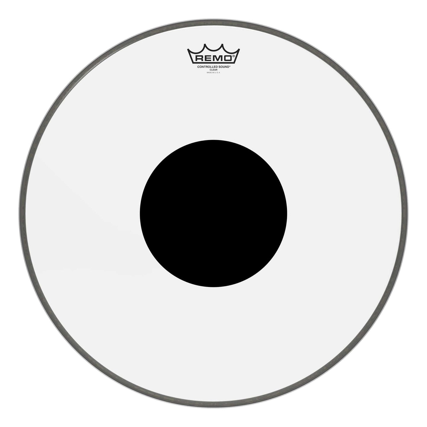 Remo 18" Controlled Sound Clear Bass Drumhead w/Top Black Dot Drums and Percussion / Parts and Accessories / Heads
