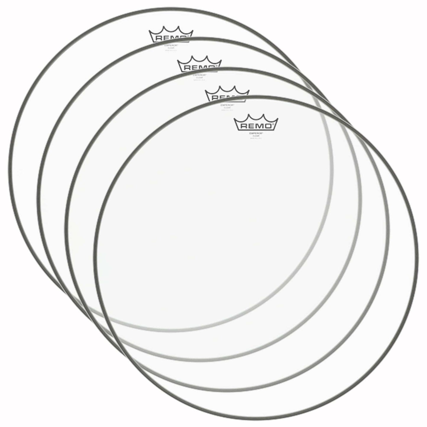 Remo 18" Emperor Clear Drumhead (4 Pack Bundle) Drums and Percussion / Parts and Accessories / Heads