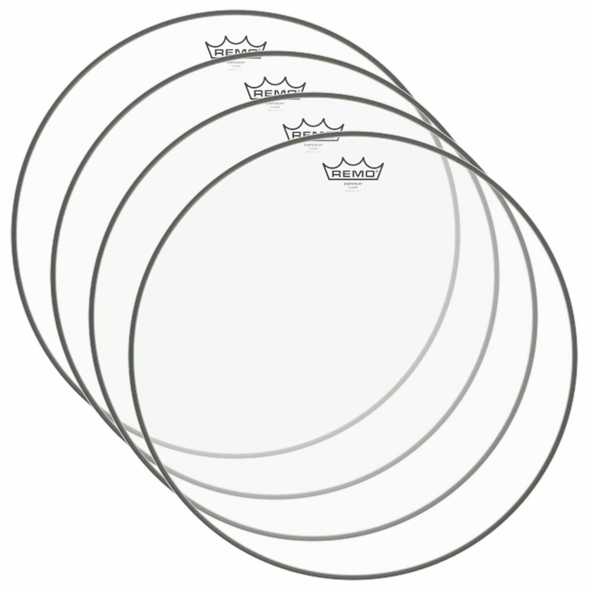 Remo 18" Emperor Clear Drumhead (4 Pack Bundle) Drums and Percussion / Parts and Accessories / Heads