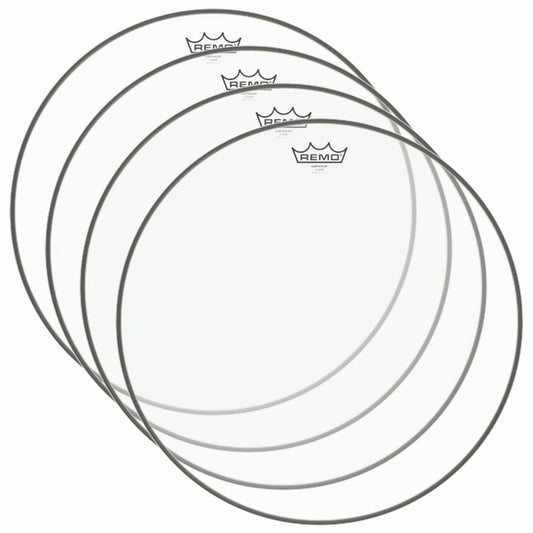 Remo 18" Emperor Clear Drumhead (4 Pack Bundle) Drums and Percussion / Parts and Accessories / Heads