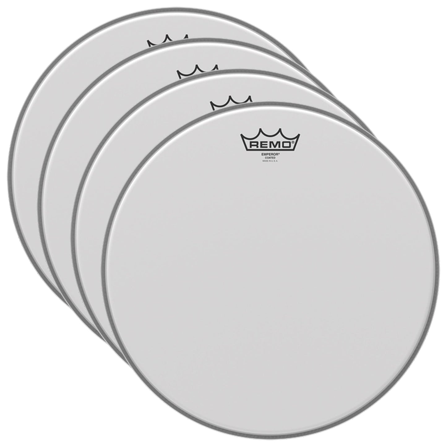 Remo 18" Emperor Coated Drumhead (4 Pack Bundle) Drums and Percussion / Parts and Accessories / Heads