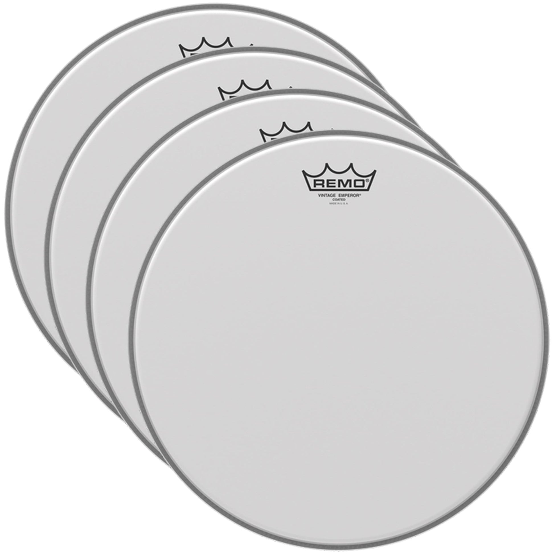 Remo 18" Emperor Vintage Coated Drumhead (4 Pack Bundle) Drums and Percussion / Parts and Accessories / Heads