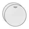 Remo 18" Emperor White Suede Drumhead (2 Pack Bundle) Drums and Percussion / Parts and Accessories / Heads