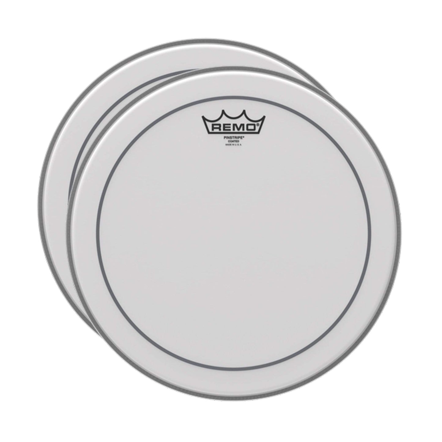 Remo 18" Pinstripe Coated Drumhead (2 Pack Bundle) Drums and Percussion / Parts and Accessories / Heads