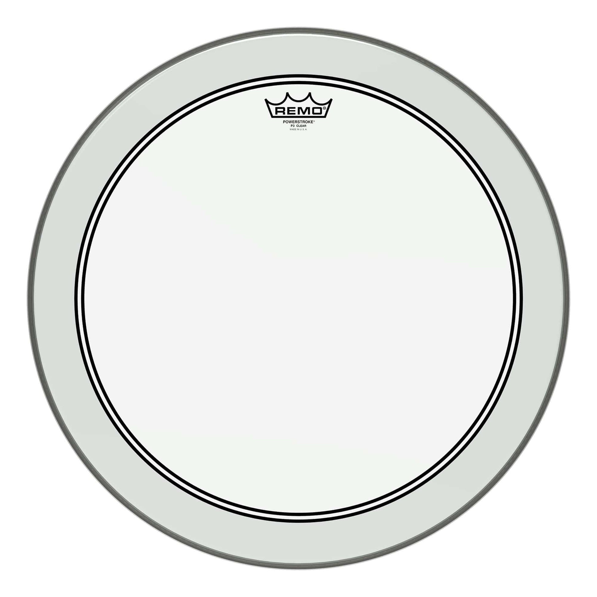 Remo 18" Powerstroke 3 Clear Bass Drumhead Drums and Percussion / Parts and Accessories / Heads