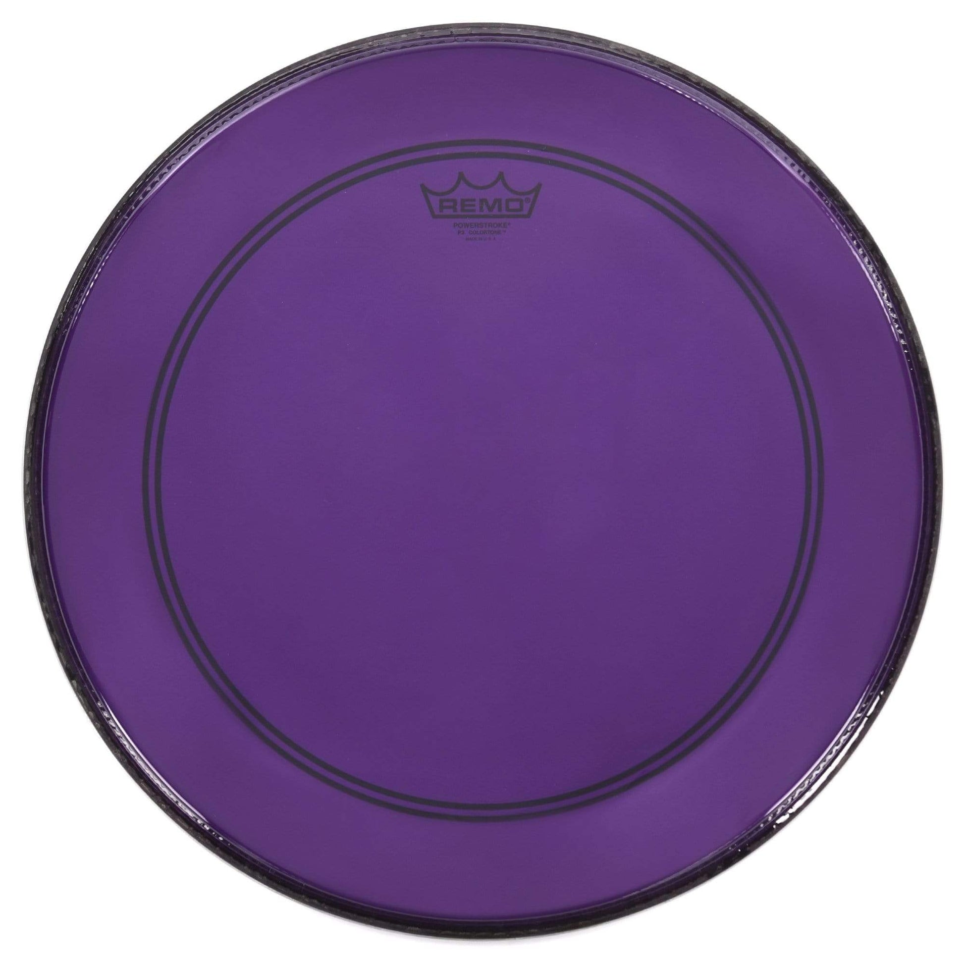Remo 18" Powerstroke P3 Colortone Purple Bass Drumhead Drums and Percussion / Parts and Accessories / Heads