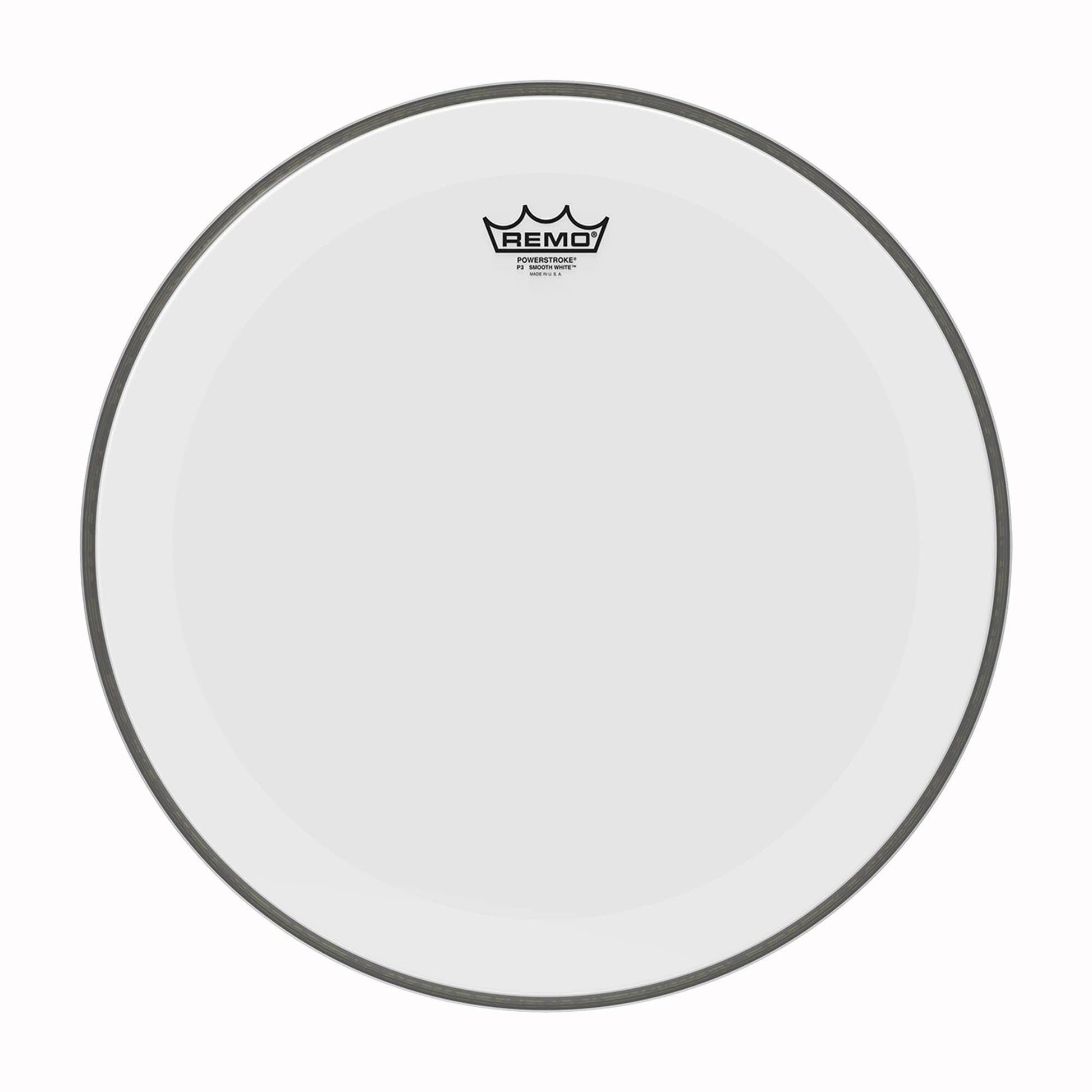 Remo 18" Powerstroke P3 Smooth White Bass Drumhead w/No Stripe Drums and Percussion / Parts and Accessories / Heads