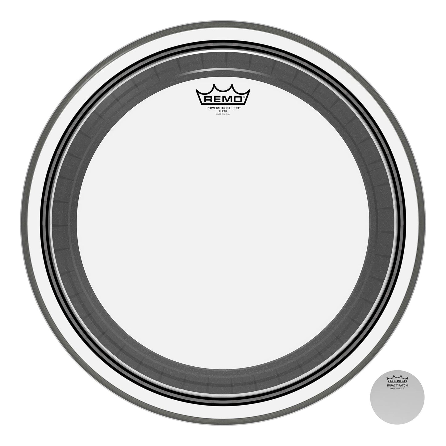 Remo 18" Powerstroke Pro Clear Bass Drumhead Drums and Percussion / Parts and Accessories / Heads