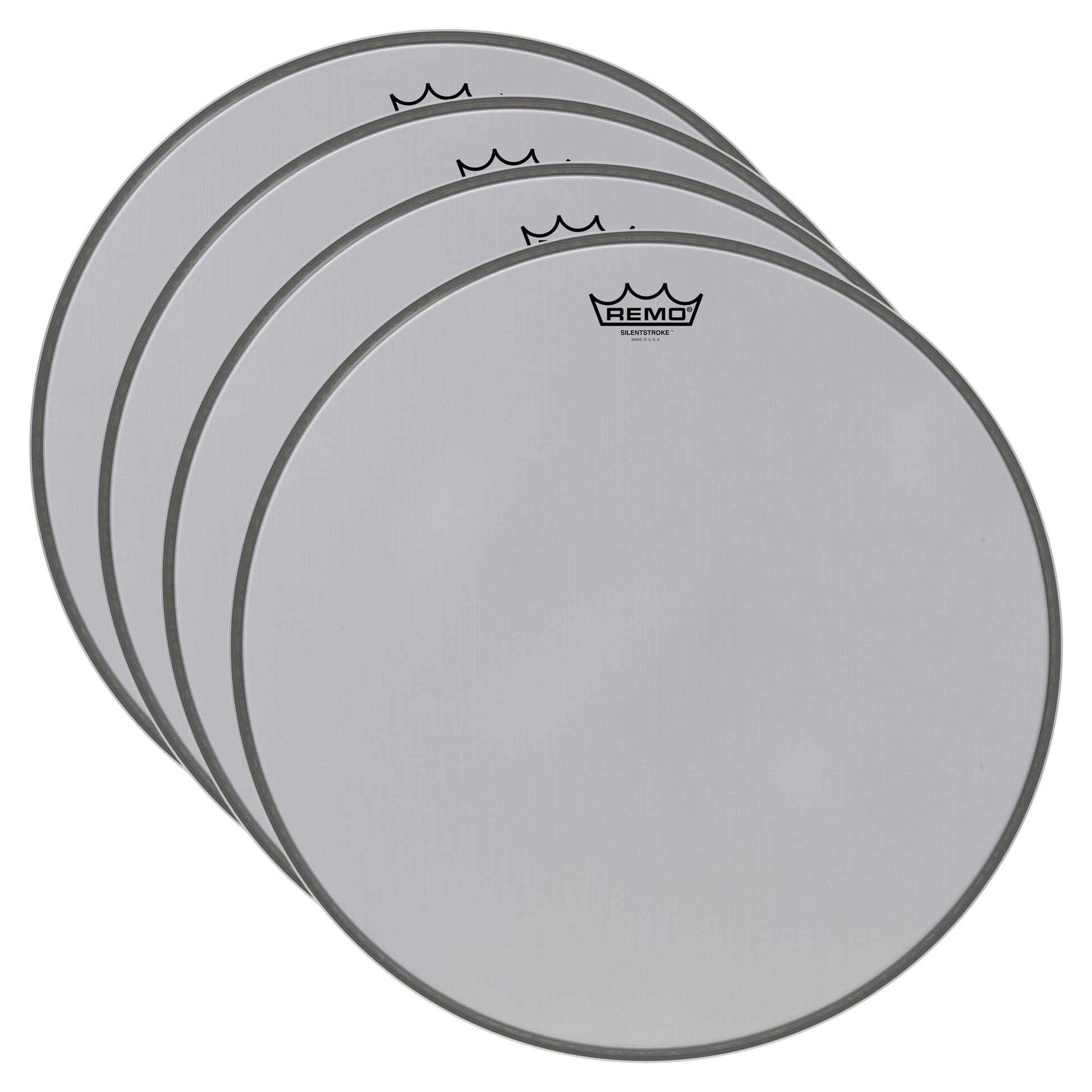 Remo 18" Silentstroke Drumhead (4 Pack Bundle) Drums and Percussion / Parts and Accessories / Heads