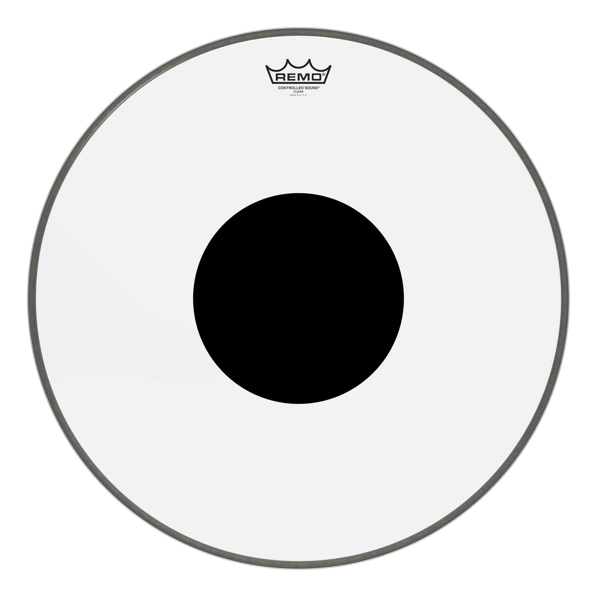 Remo 20" Controlled Sound Clear Bass Drumhead w/Top Black Dot Drums and Percussion / Parts and Accessories / Heads