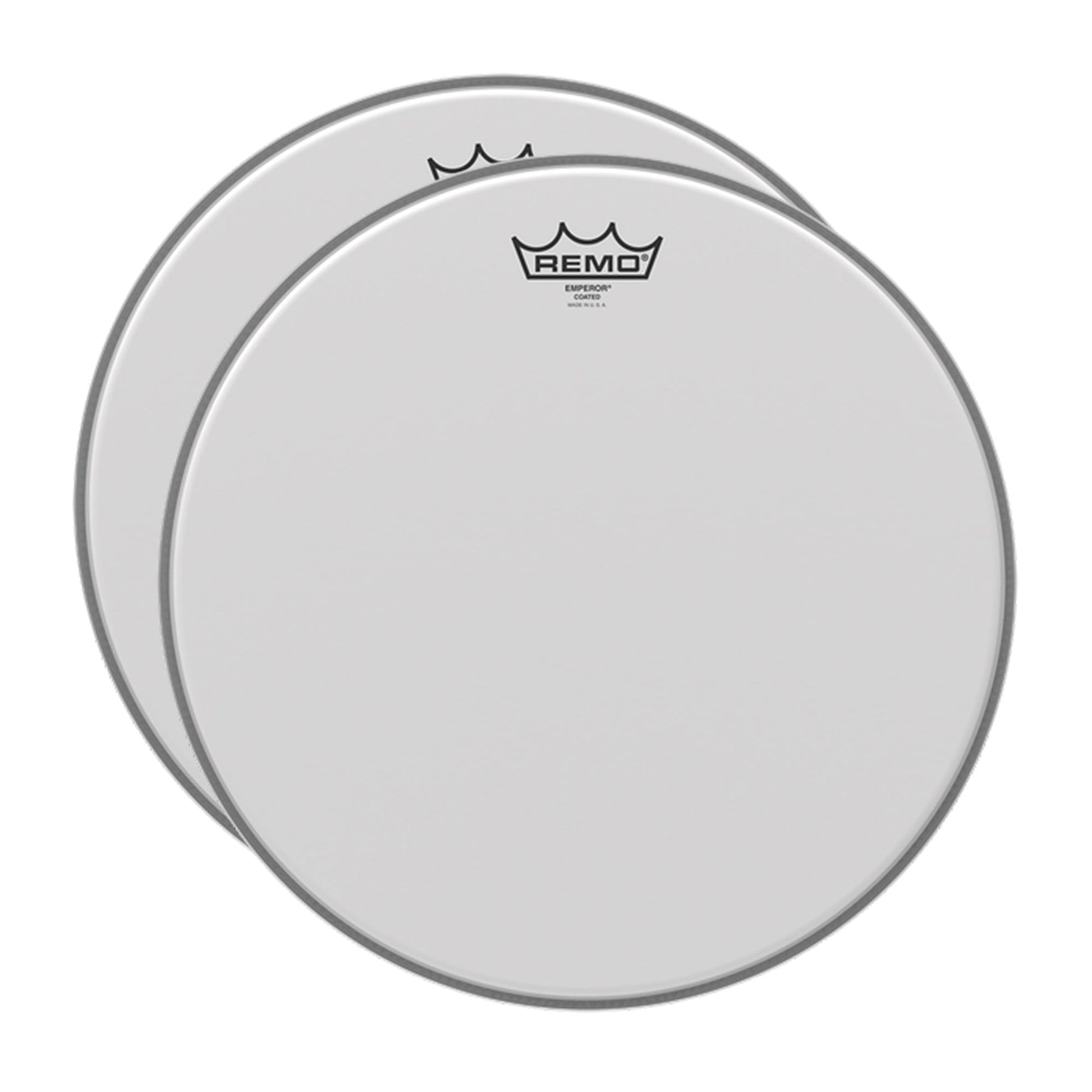 Remo 20" Emperor Coated Bass Drumhead (2 Pack Bundle) Drums and Percussion / Parts and Accessories / Heads