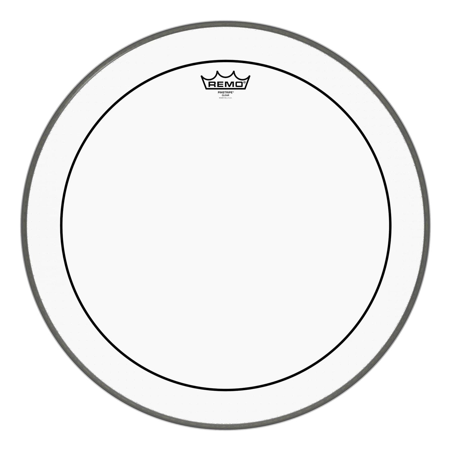 Remo 20" Pinstripe Clear Bass Drumhead Drums and Percussion / Parts and Accessories / Heads