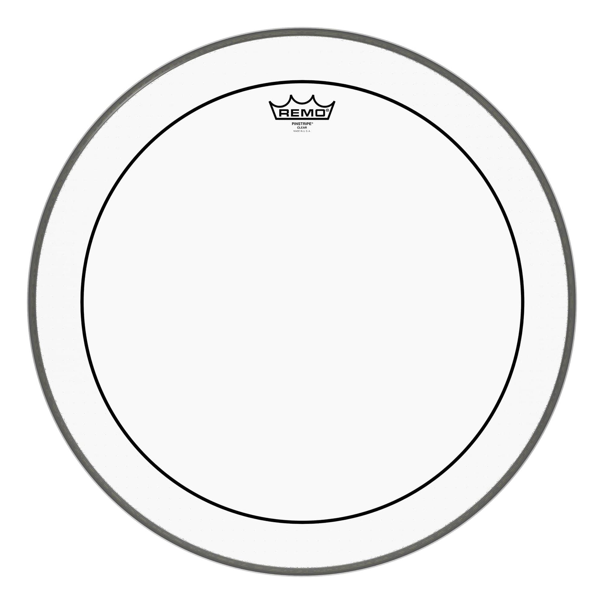 Remo 20" Pinstripe Clear Bass Drumhead Drums and Percussion / Parts and Accessories / Heads