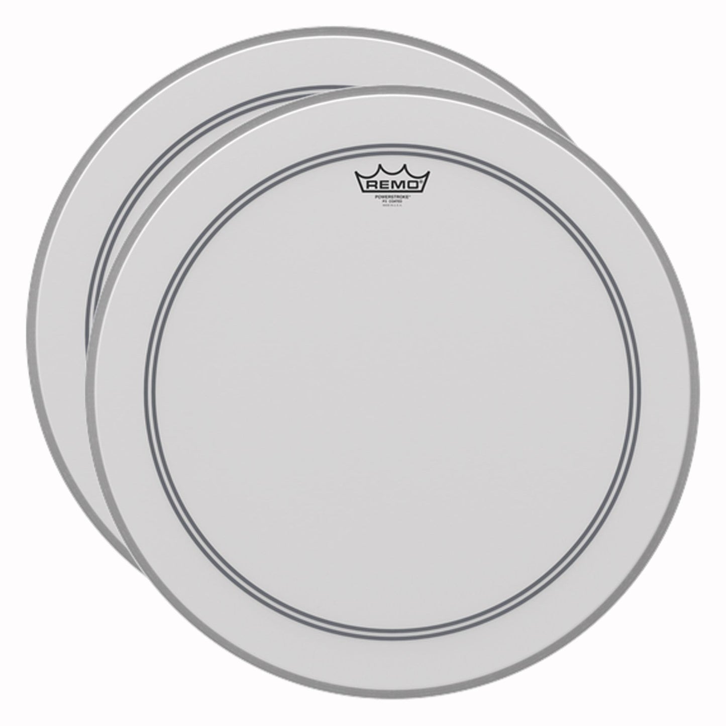 Remo 20" Powerstroke P3 Coated Bass Drumhead (2 Pack Bundle) Drums and Percussion / Parts and Accessories / Heads