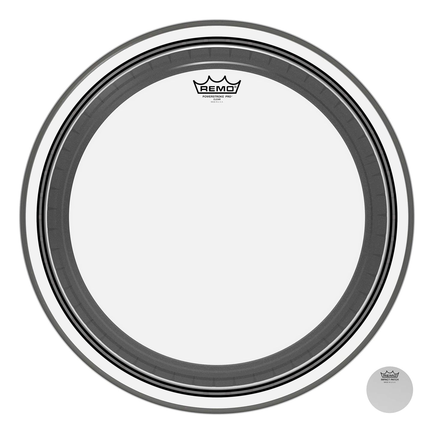 Remo 20" Powerstroke Pro Clear Bass Drumhead Drums and Percussion / Parts and Accessories / Heads