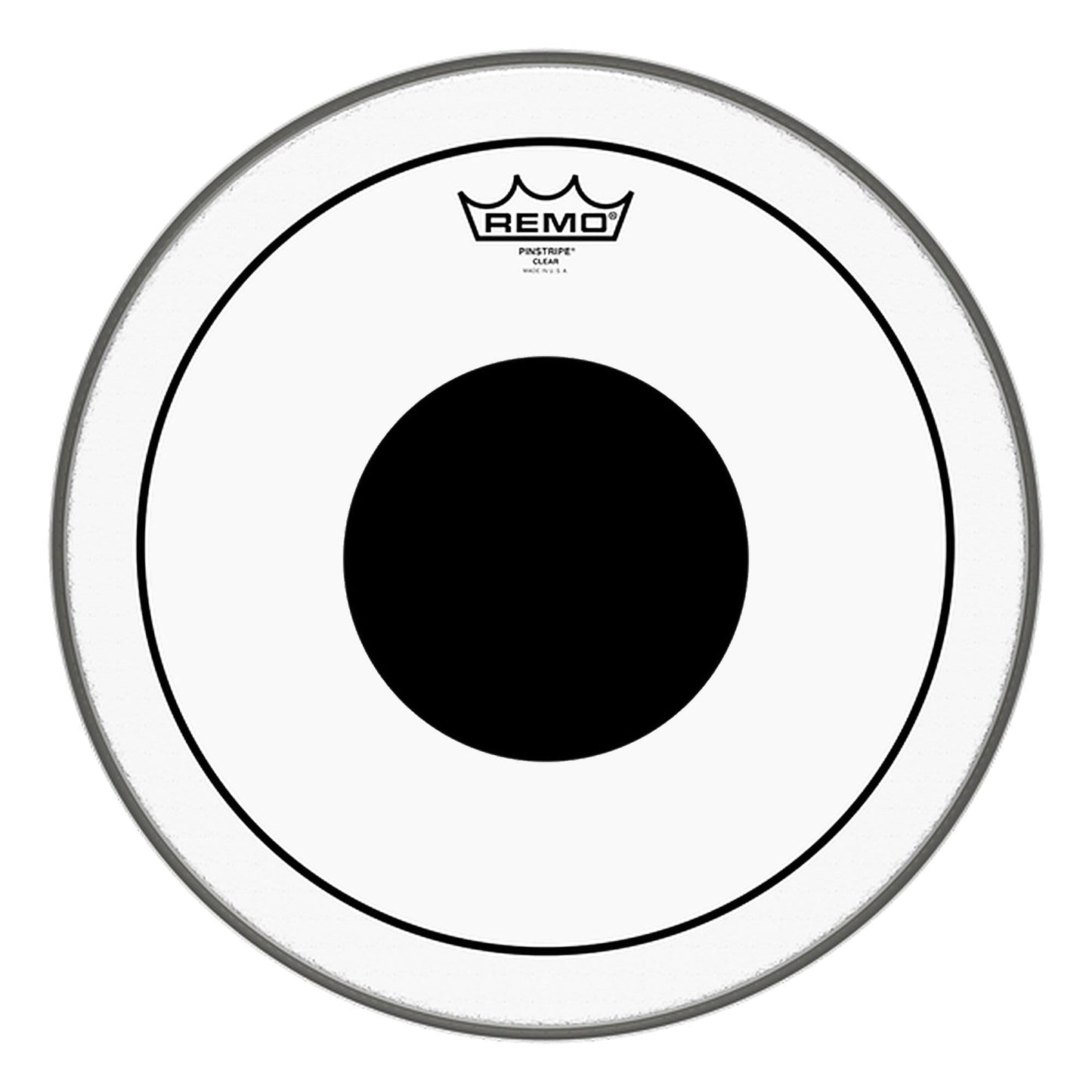 Remo 22" Pinstripe Clear Bass Drumhead w/Dot Drums and Percussion / Parts and Accessories / Heads