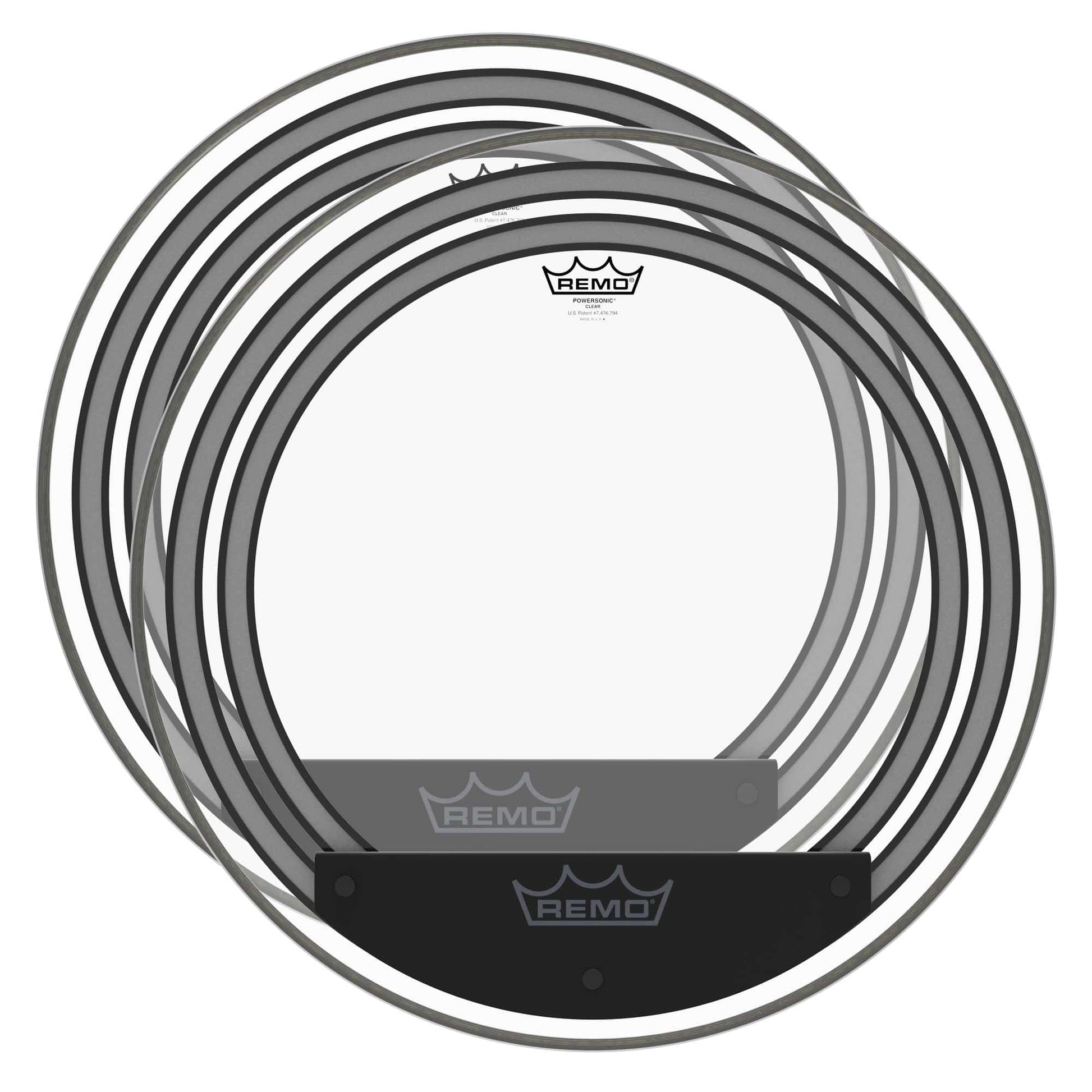 Remo 22" Powersonic Clear Bass Drumhead (2 Pack Bundle) Drums and Percussion / Parts and Accessories / Heads