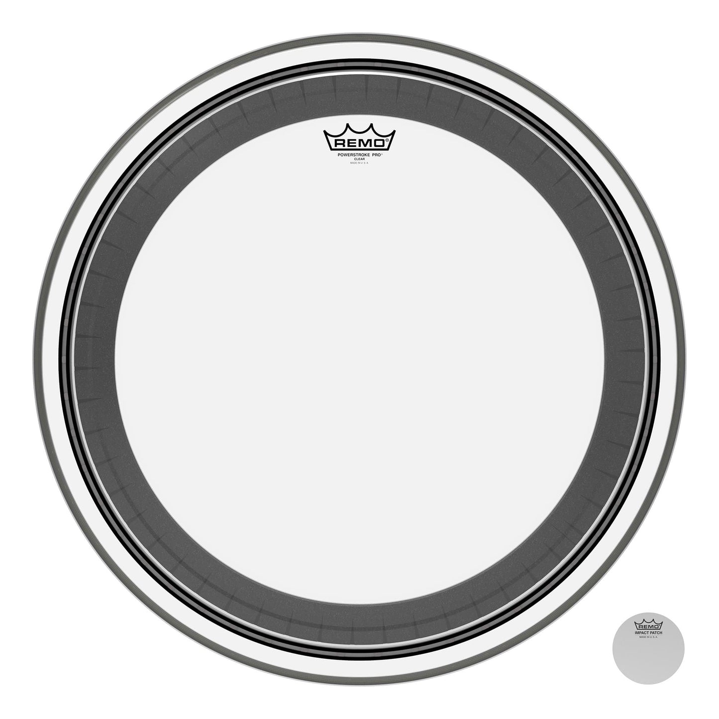 Remo 22" Powerstroke Pro Clear Bass Drumhead Drums and Percussion / Parts and Accessories / Heads