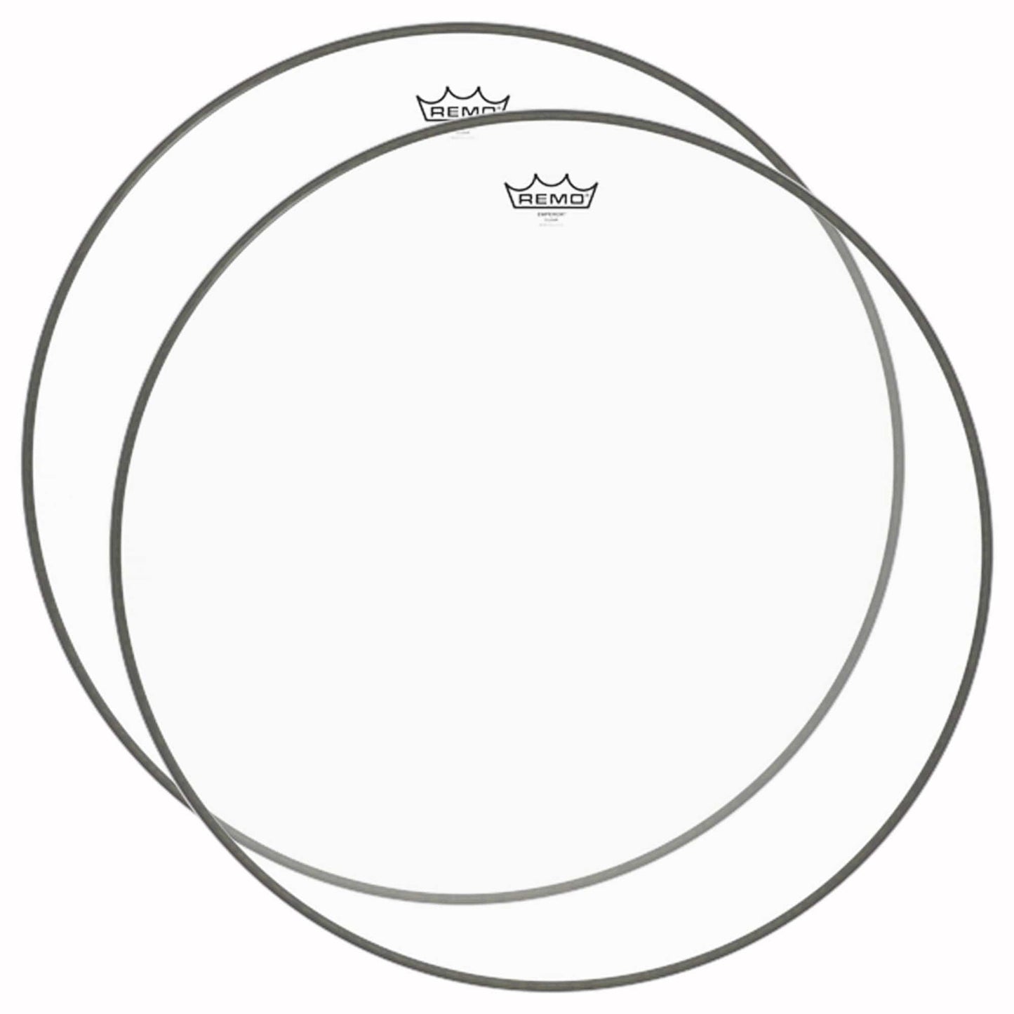 Remo 24" Emperor Clear Bass Drumhead (2 Pack Bundle) Drums and Percussion / Parts and Accessories / Heads
