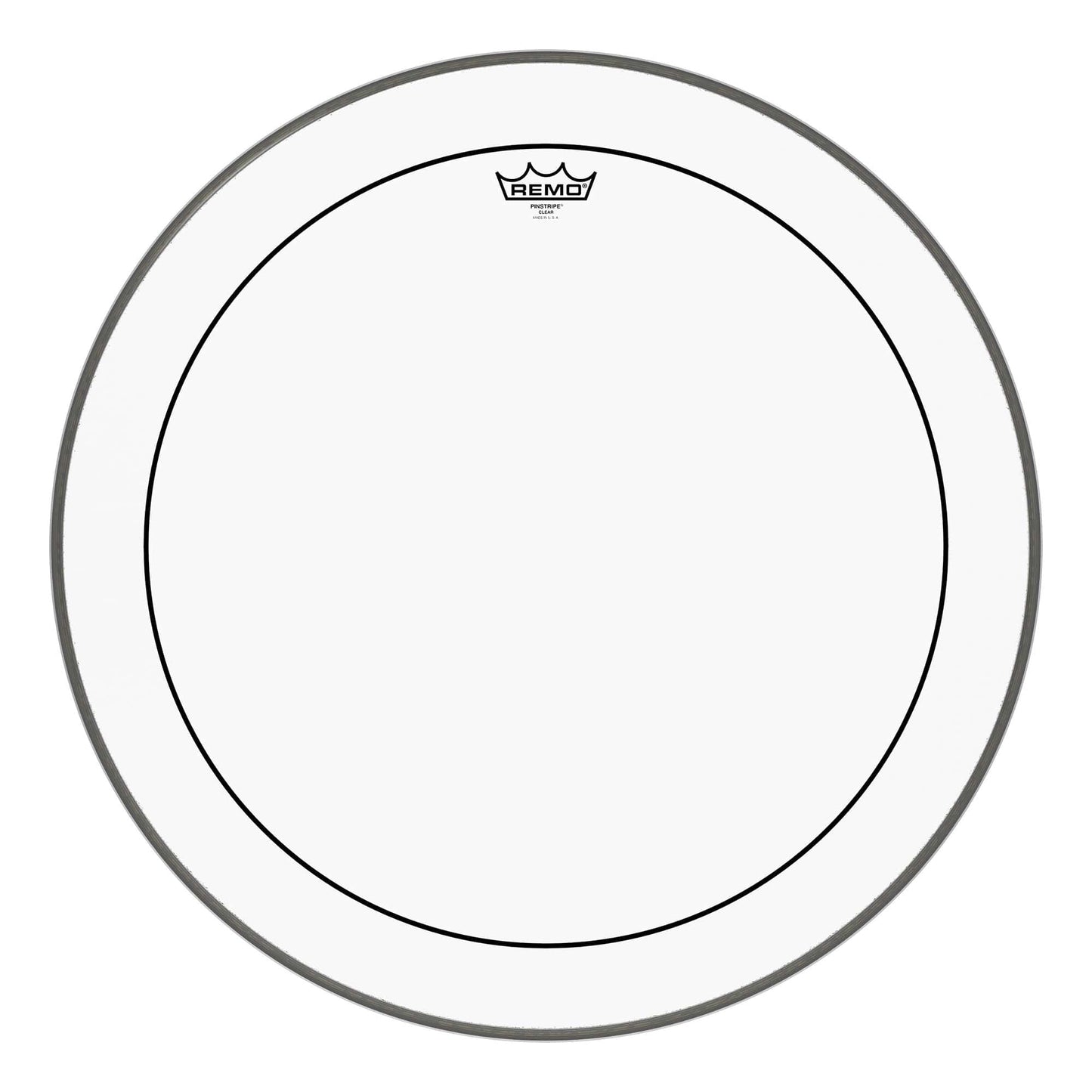Remo 24" Pinstripe Clear Bass Drumhead Drums and Percussion / Parts and Accessories / Heads