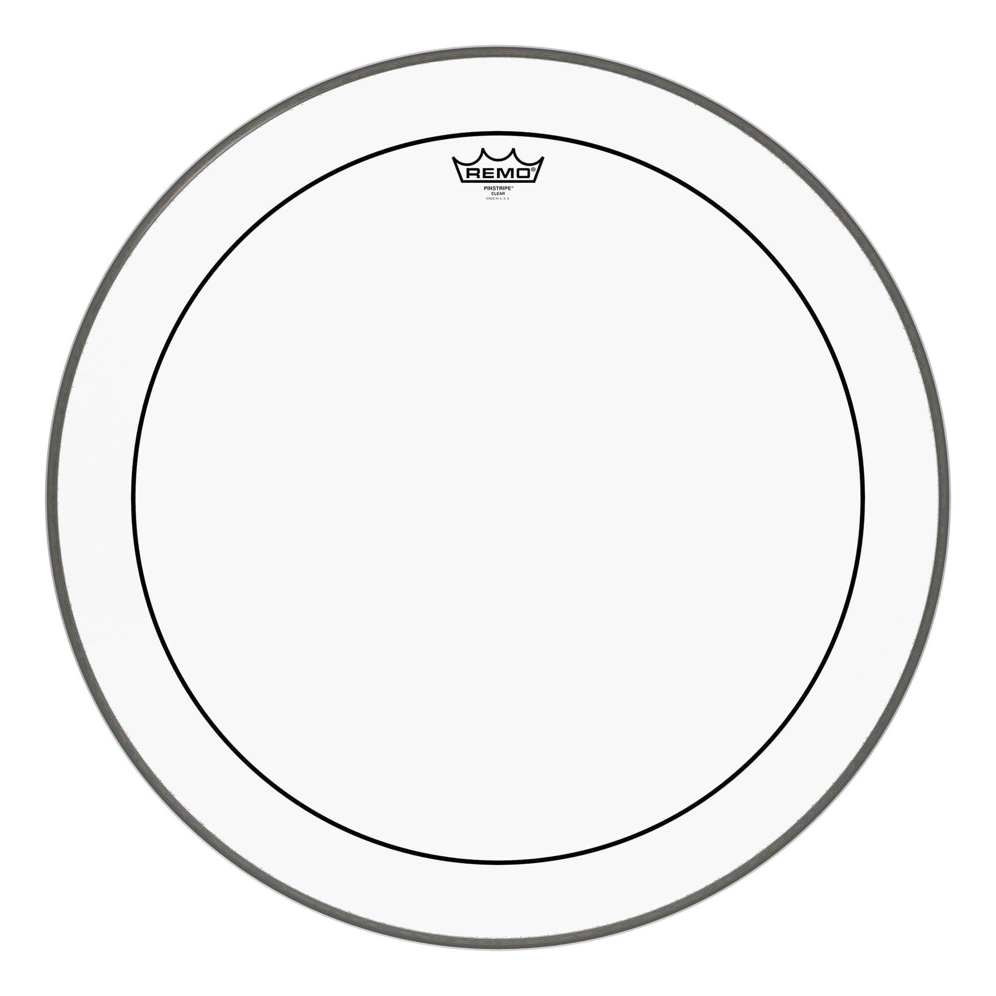 Remo 24" Pinstripe Clear Bass Drumhead Drums and Percussion / Parts and Accessories / Heads