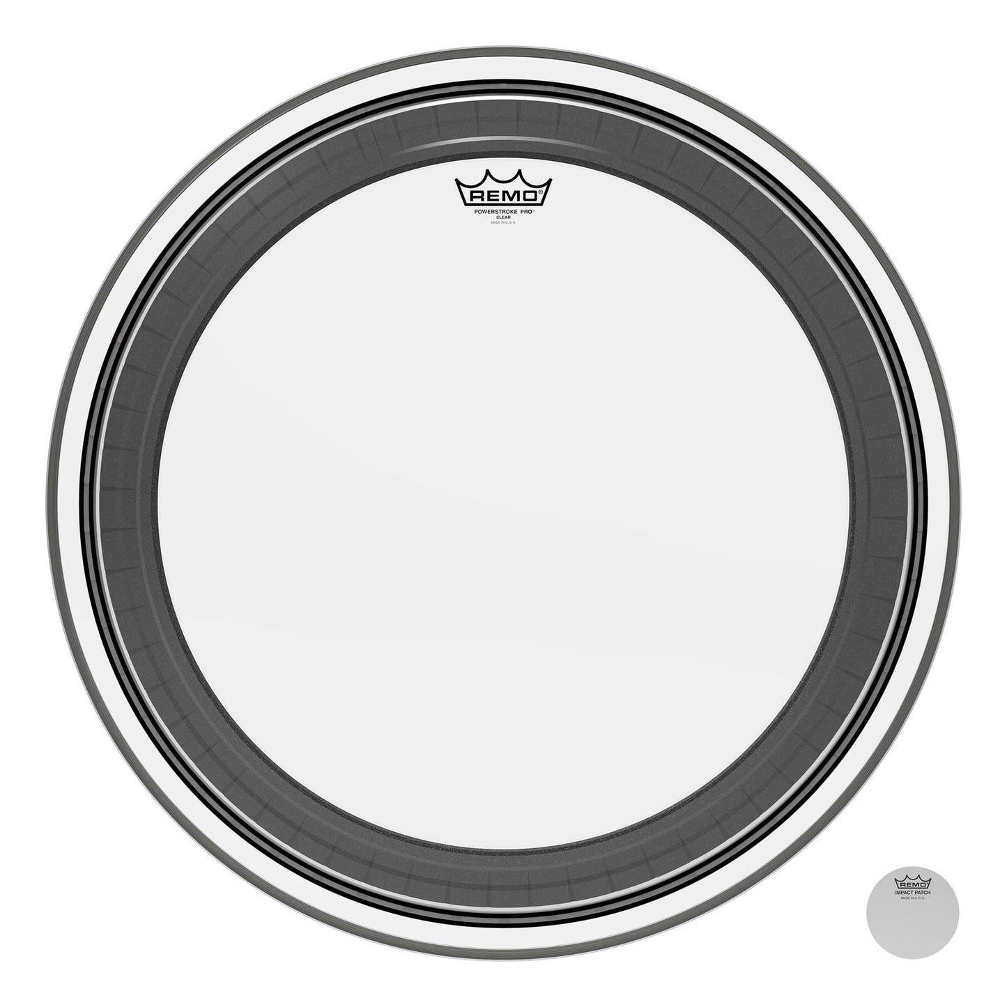 Remo 24" Powerstroke Pro Clear Bass Drumhead Drums and Percussion / Parts and Accessories / Heads
