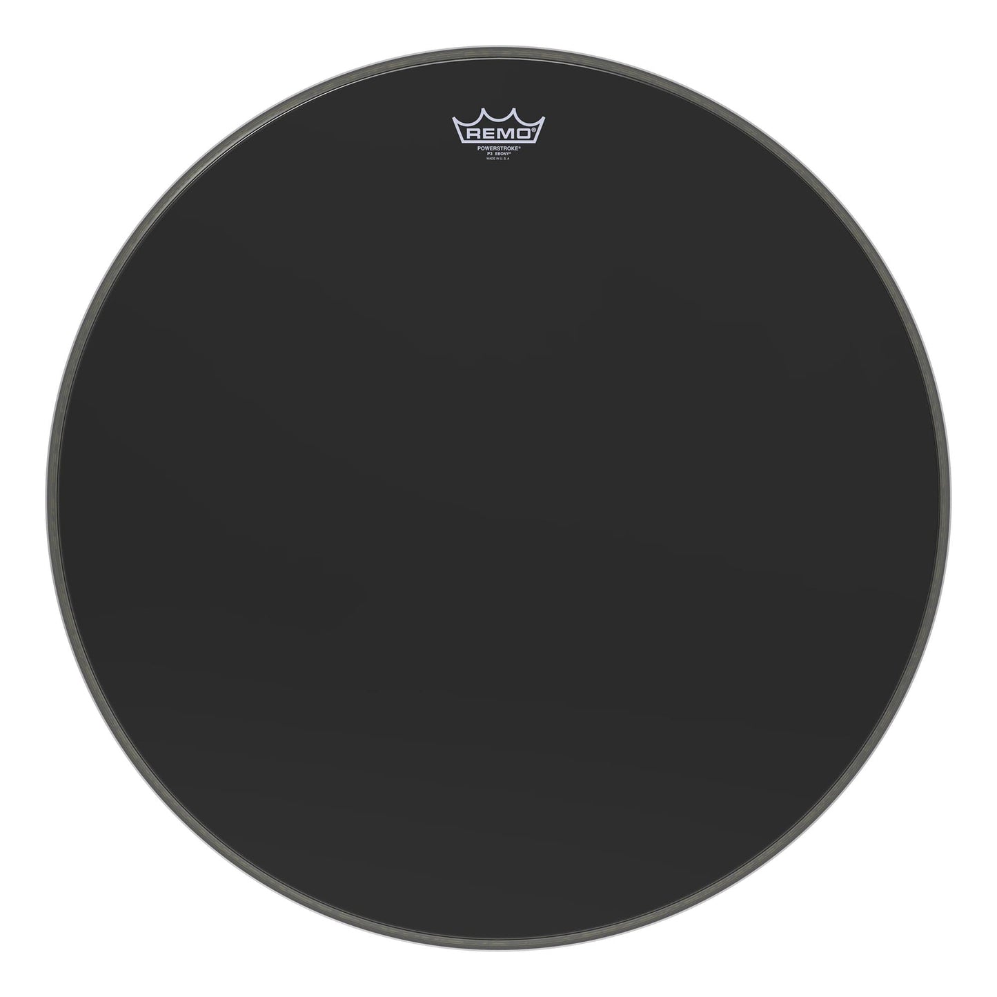 Remo 26" Powerstroke P3 Ebony Bass Drumhead Drums and Percussion / Parts and Accessories / Heads