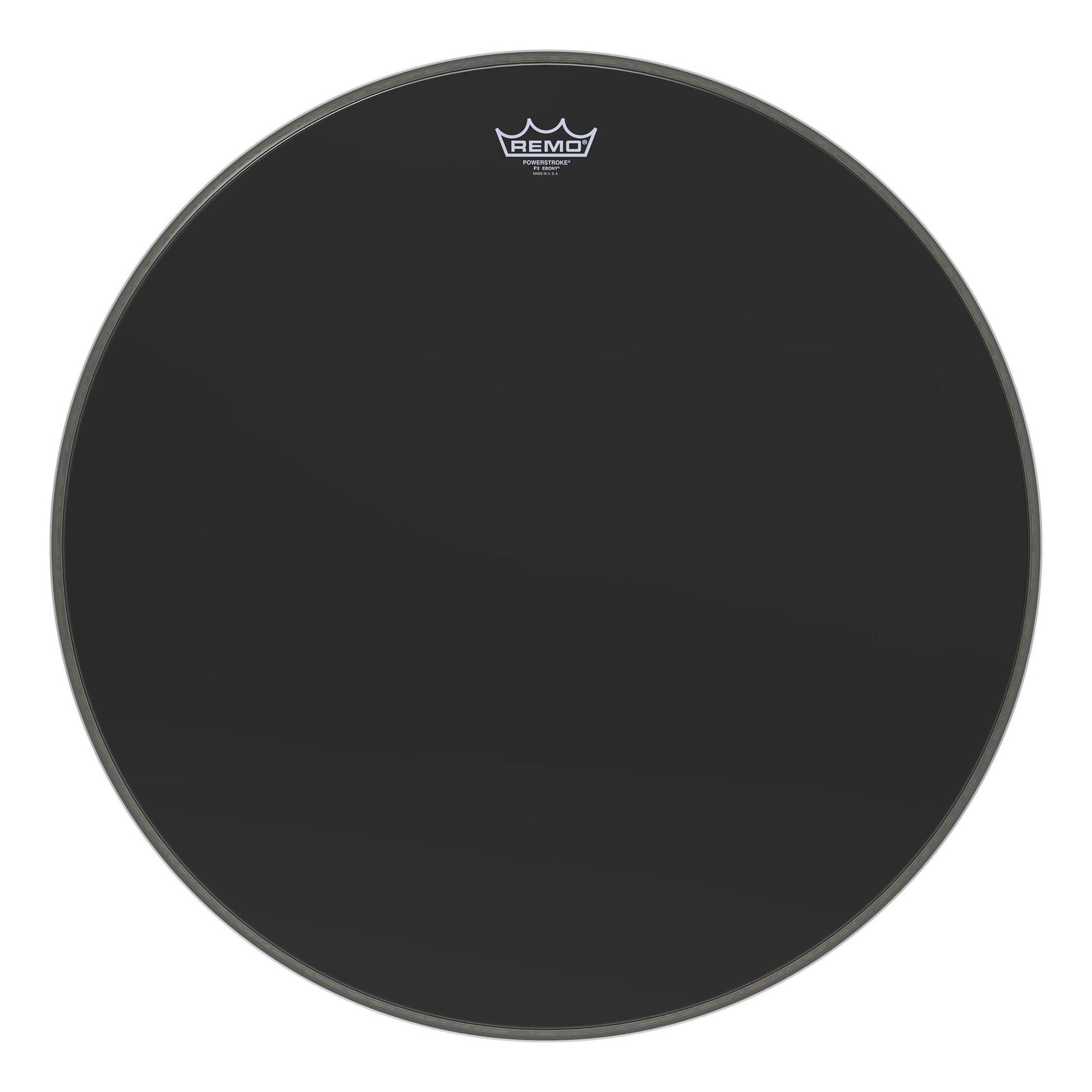 Remo 26" Powerstroke P3 Ebony Bass Drumhead Drums and Percussion / Parts and Accessories / Heads