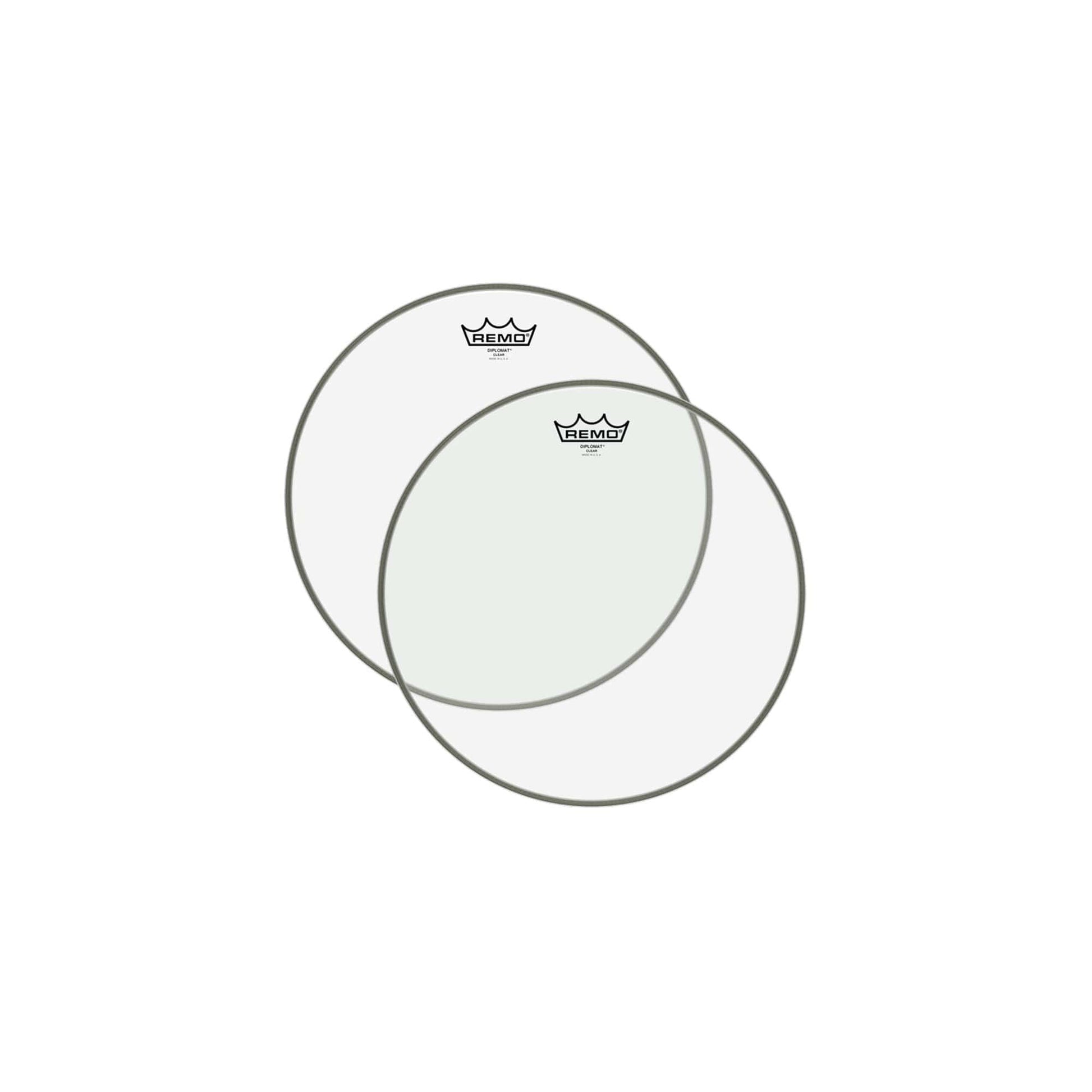 Remo 8" Diplomat Clear Drumhead (2 Pack Bundle) Drums and Percussion / Parts and Accessories / Heads