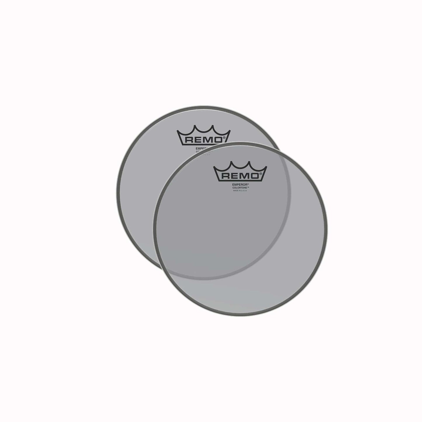 Remo 8" Emperor Colortone Smoke Drumhead (2 Pack Bundle) Drums and Percussion / Parts and Accessories / Heads