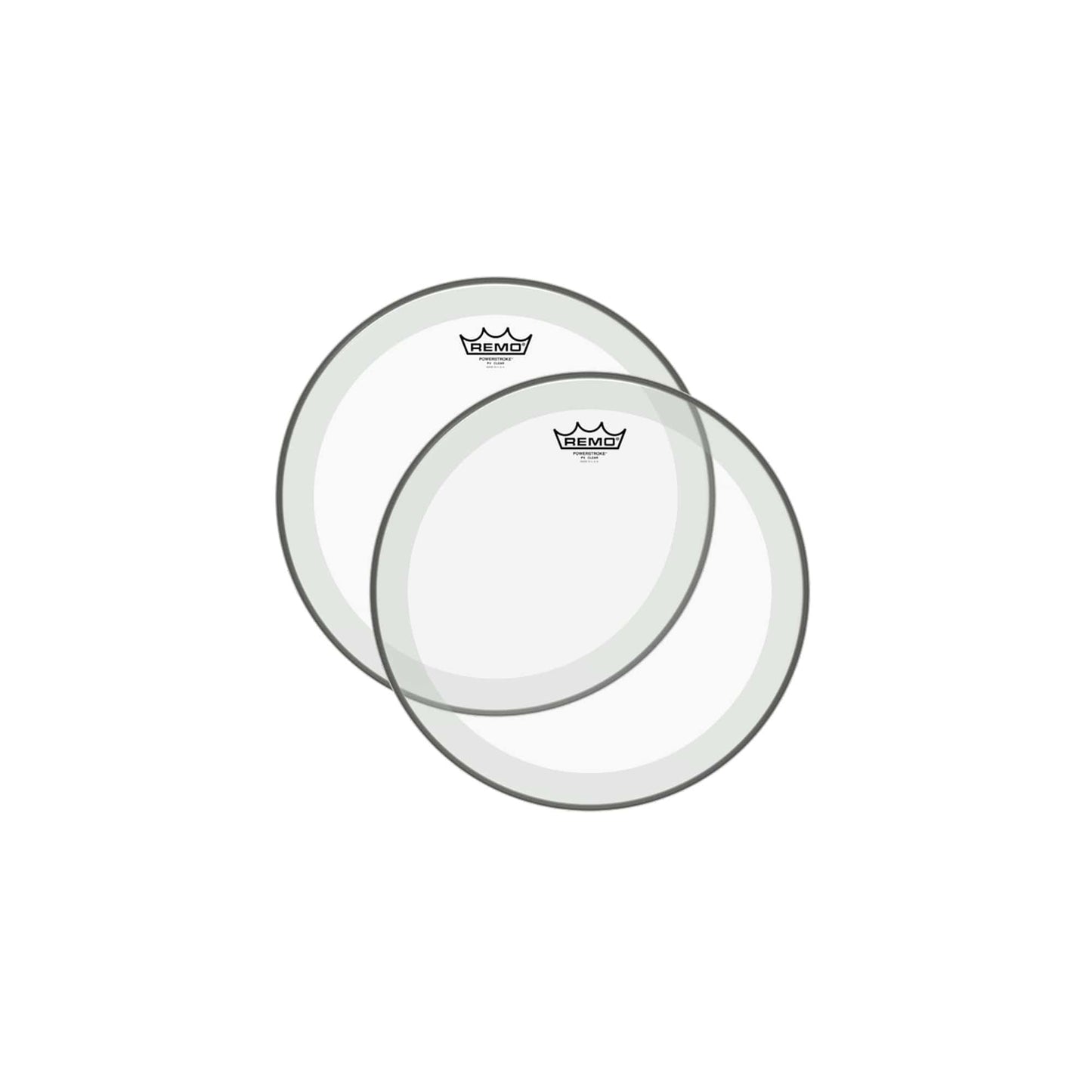 Remo 8" Powerstroke P4 Clear Drumhead (2 Pack Bundle) Drums and Percussion / Parts and Accessories / Heads