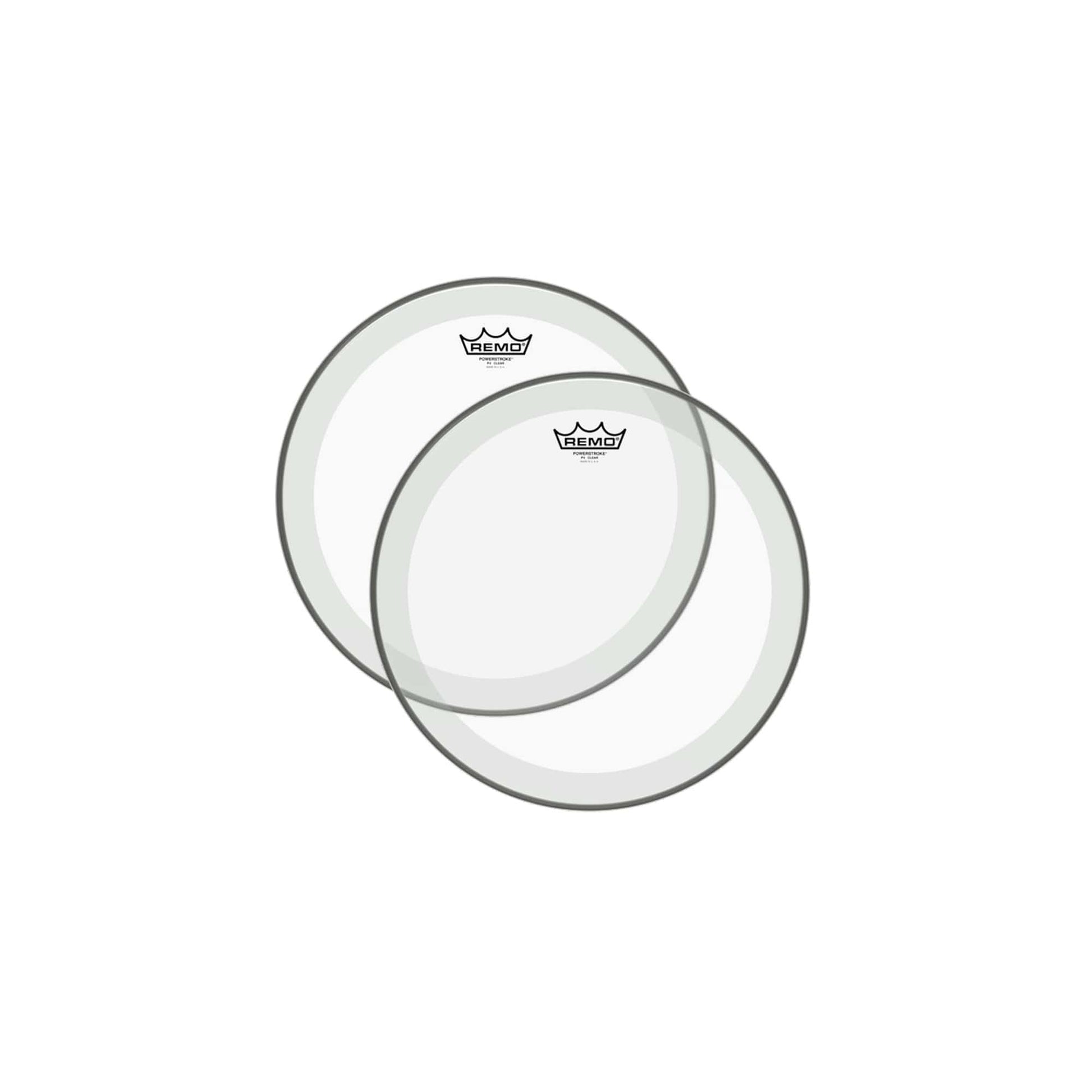 Remo 8" Powerstroke P4 Clear Drumhead (2 Pack Bundle) Drums and Percussion / Parts and Accessories / Heads