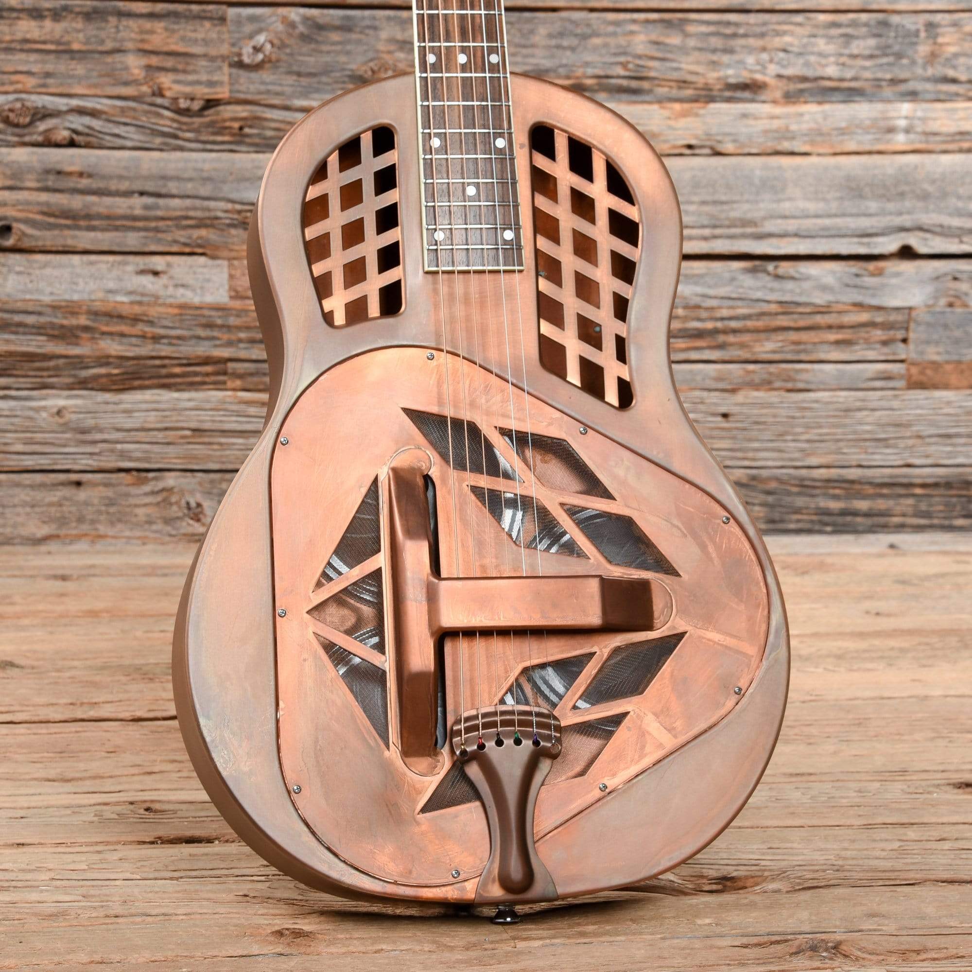 Republic Tricone Classic Antique Copper Acoustic Guitars / Resonator